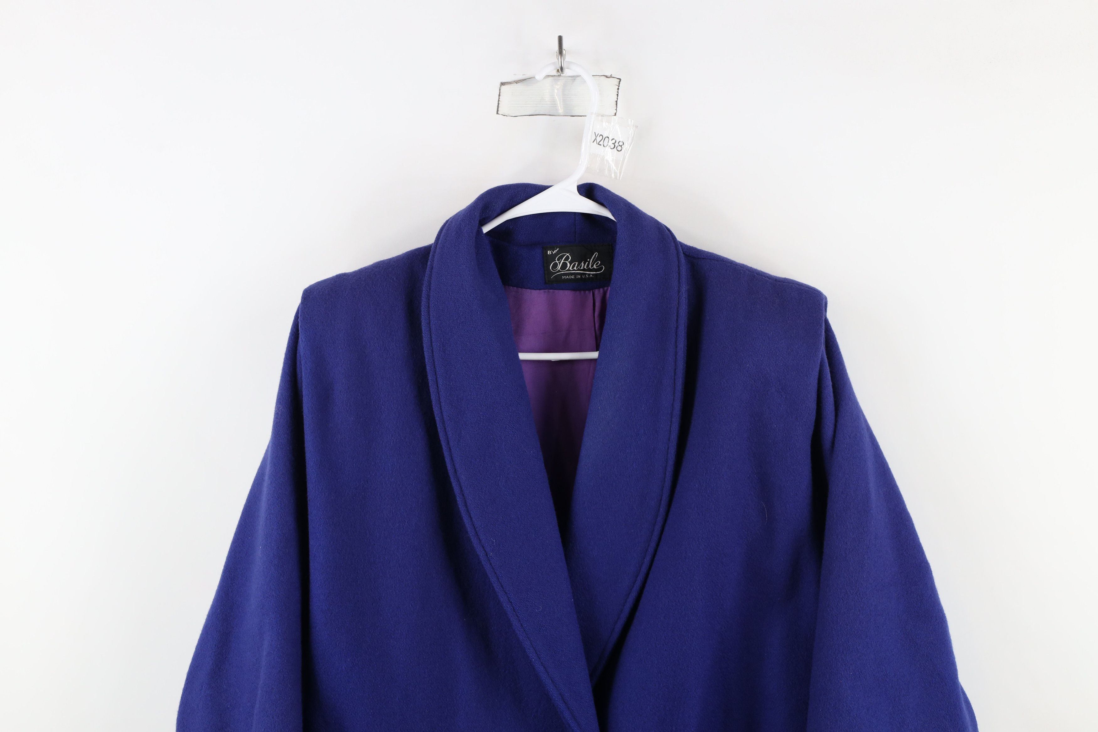 Vintage Vintage 70s Streetwear Breasted Wool Trench Coat Jacket Size XXL / US 16-18 / IT 52-54 - 2 Thumbnail