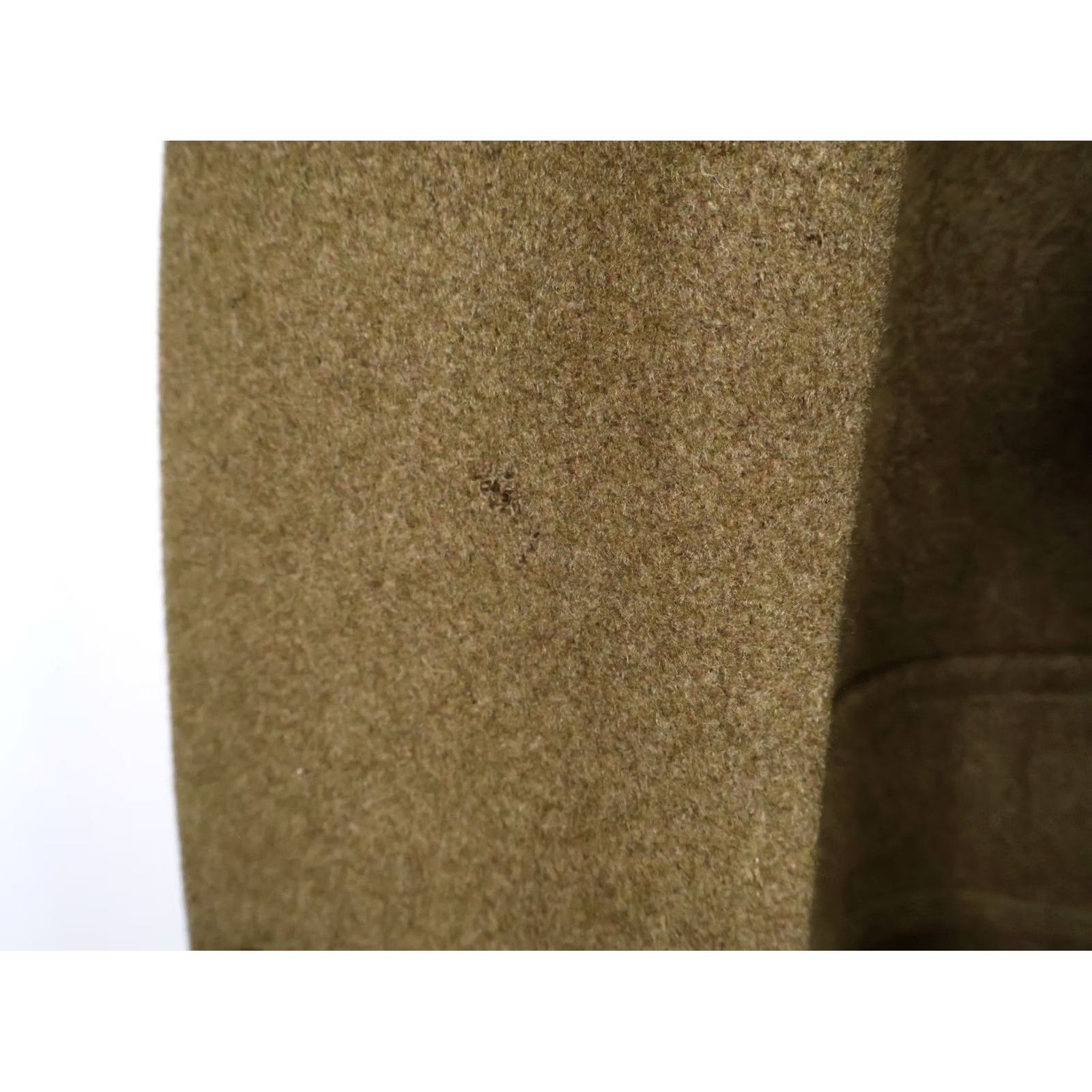 Vintage VTG US Army Melton Wool Pea Coat Men's M Medium Green Military (Moth Damage) Coat Size US M / EU 48-50 / 2 - 4 Thumbnail