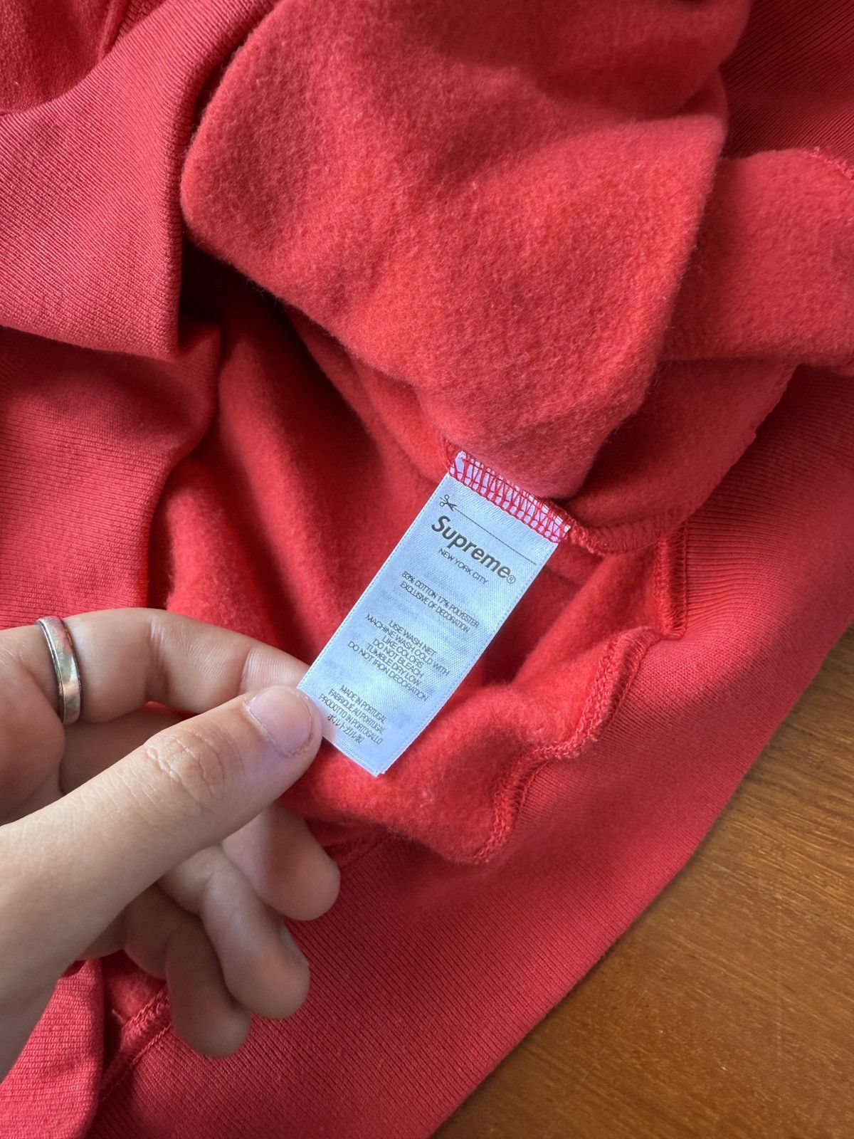Supreme Supreme small box red half zip pullover size M Size US M / EU 48-50 / 2 - 3 Thumbnail