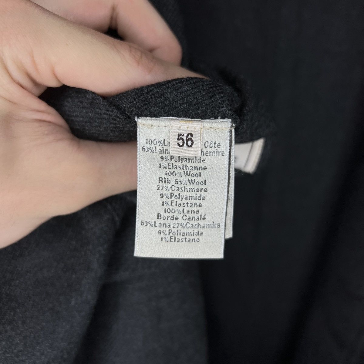 Hermes Hermes Wool Cashmere Blazer Jacket Grey Luxury Classic Suit Size US XL / EU 56 / 4 - 11 Thumbnail