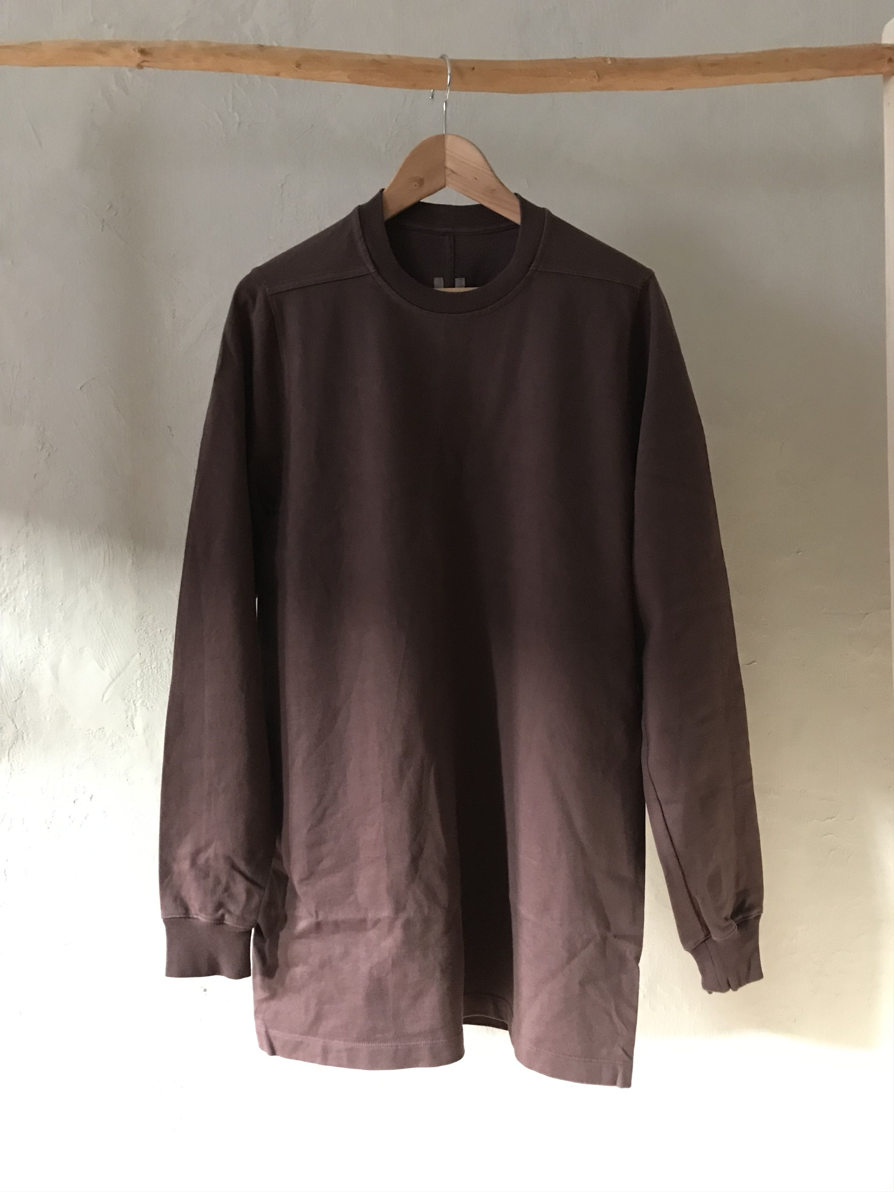 Rick Owens FW16 Rick Owens "Mastodon" jumbo sweatshirt, "macassar" Size US S / EU 44-46 / 1 - 1 Thumbnail