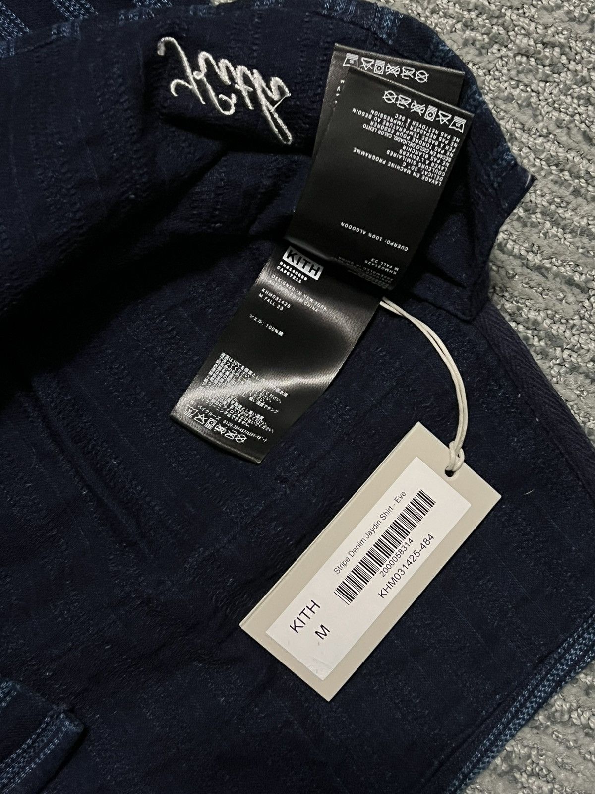 Kith Kith Stripe Denim Jaydin Button Up Shirt NEW Size Medium Size US M / EU 48-50 / 2 - 9 Thumbnail