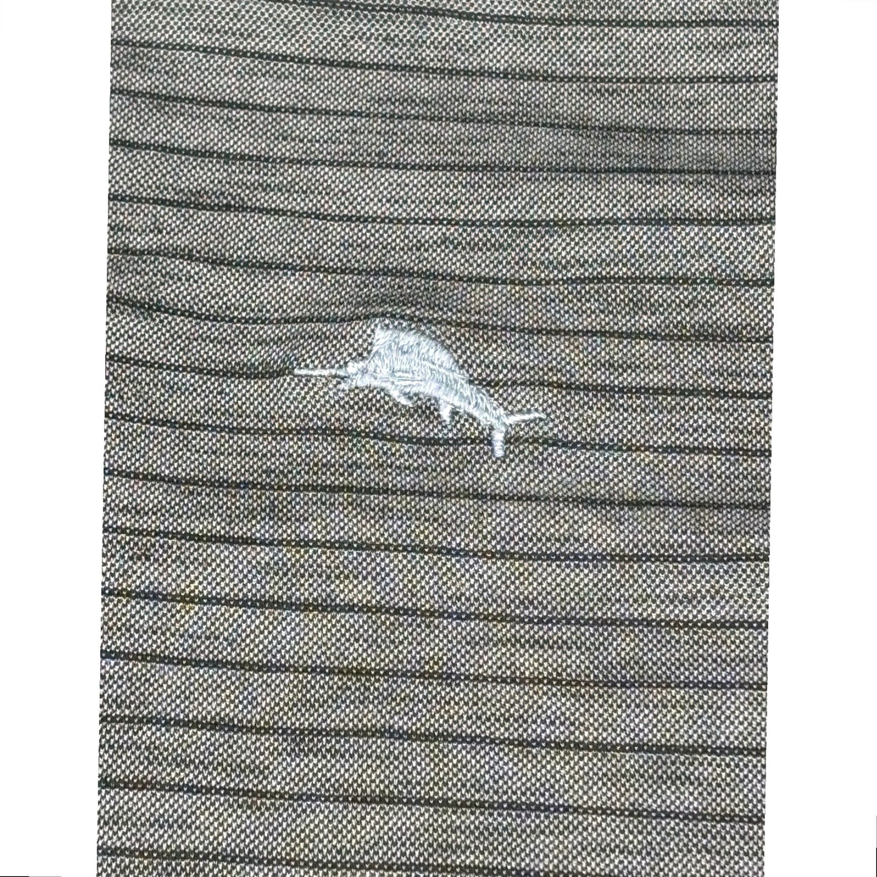 Tommy Bahama Tommy Bahama Polo Shirt Striped Gray Short Sleeve Men’s Large L Casual Golf Sportswear Size US L / EU 52-54 / 3 - 2 Thumbnail