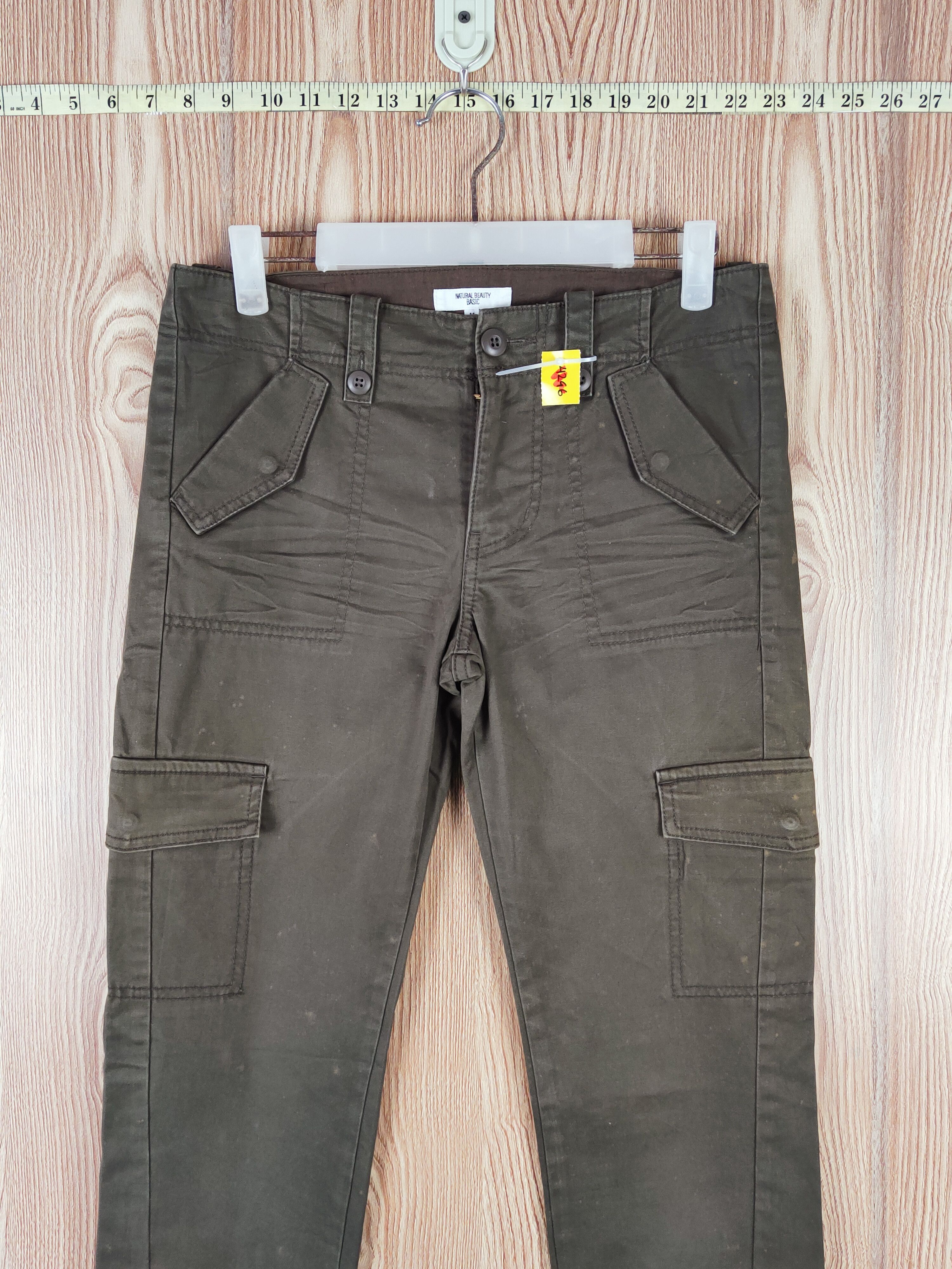 Japanese Brand Natural Beauty Dark Brown Multipocket Casual Pants #W320 Size 30" / US 8 / IT 44 - 2 Thumbnail