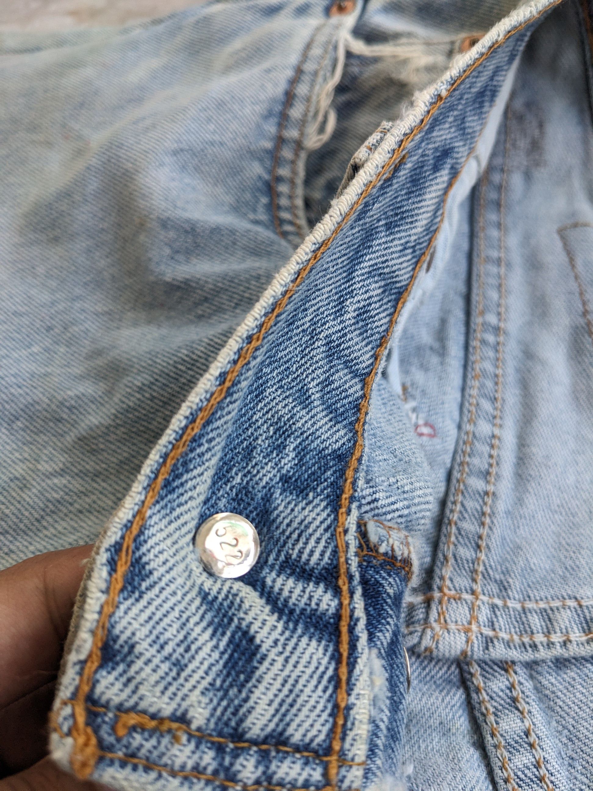 Levi's OPEN ORDER 🔥 Vintage Levis 501 Bandana Sashiko Boro Flare Size US 32 / EU 48 - 8 Thumbnail