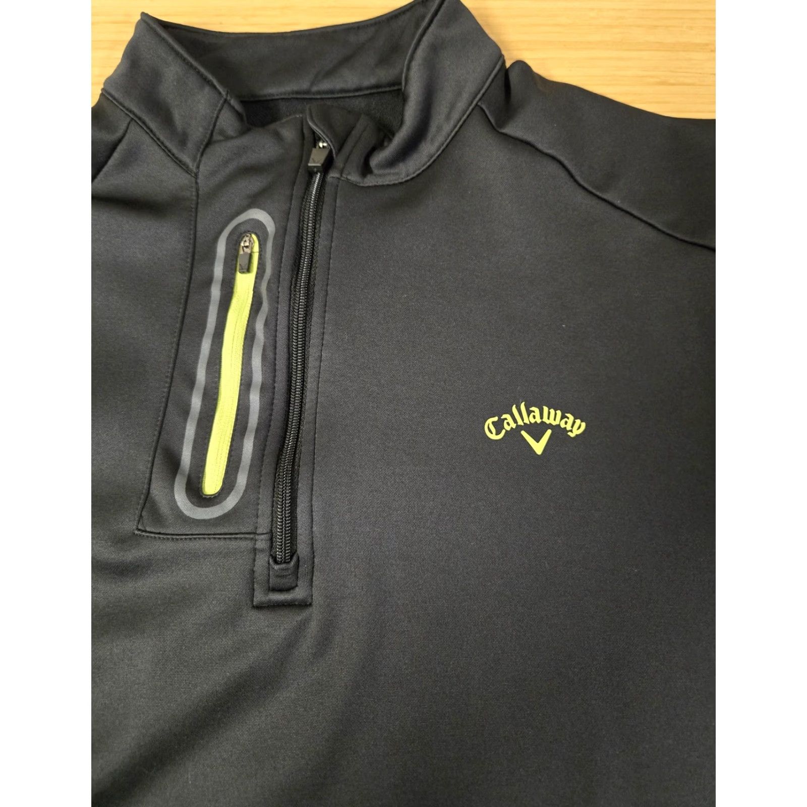 Callaway Callaway Pullover Mens 2XL Black Quarter Zip Golf Performance Fleece Lined Soft Size US XXL / EU 58 / 5 - 4 Thumbnail