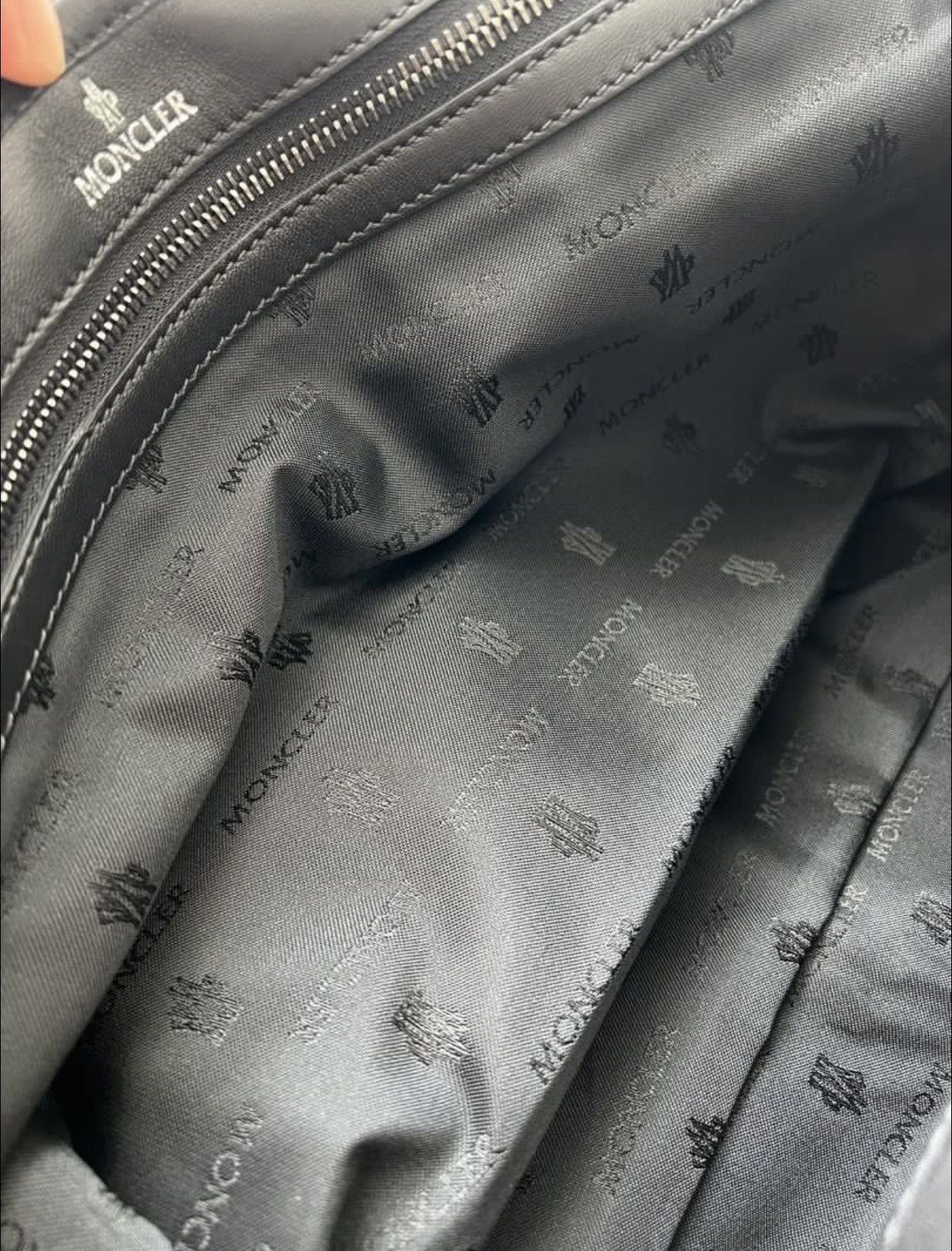 Moncler Moncler new black leather crossbody bag Size ONE SIZE - 3 Thumbnail