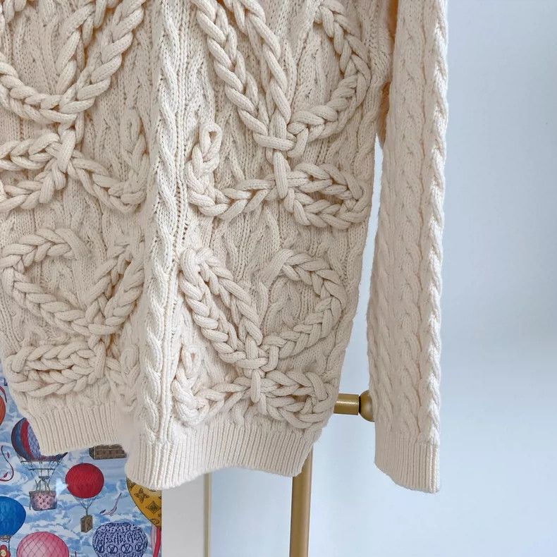 Loewe loewe White high-neck sweater 2506-Nextarrow Size US M / EU 48-50 / 2 - 4 Thumbnail