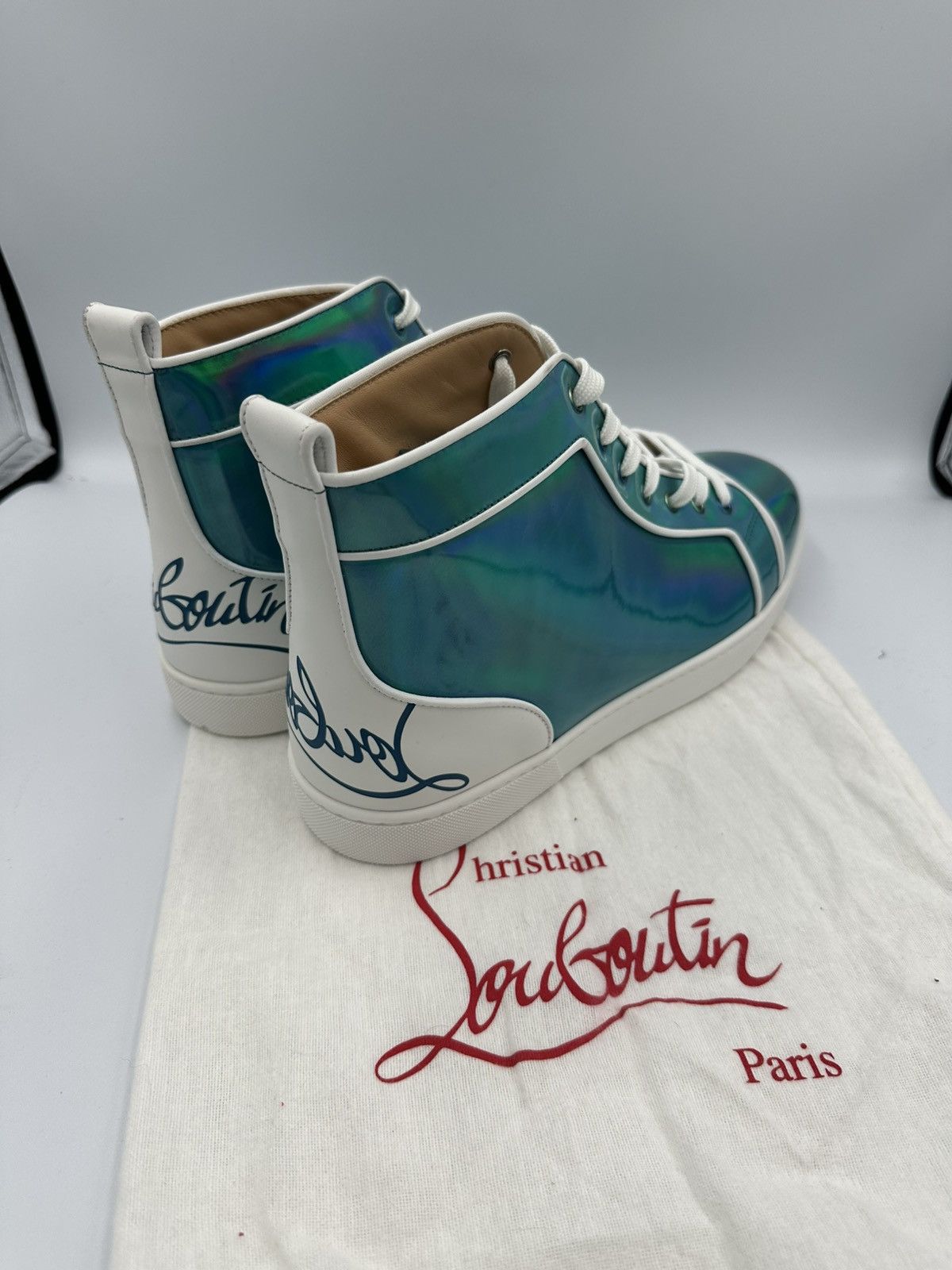 Christian Louboutin Christian Louboutin High Top Sneakers Size US 13 / EU 46 - 2 Thumbnail