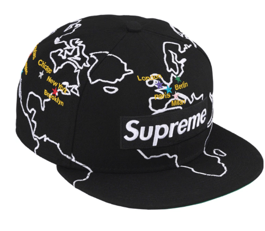 Supreme World Famous Box Logo New Era Black - FW20 - US