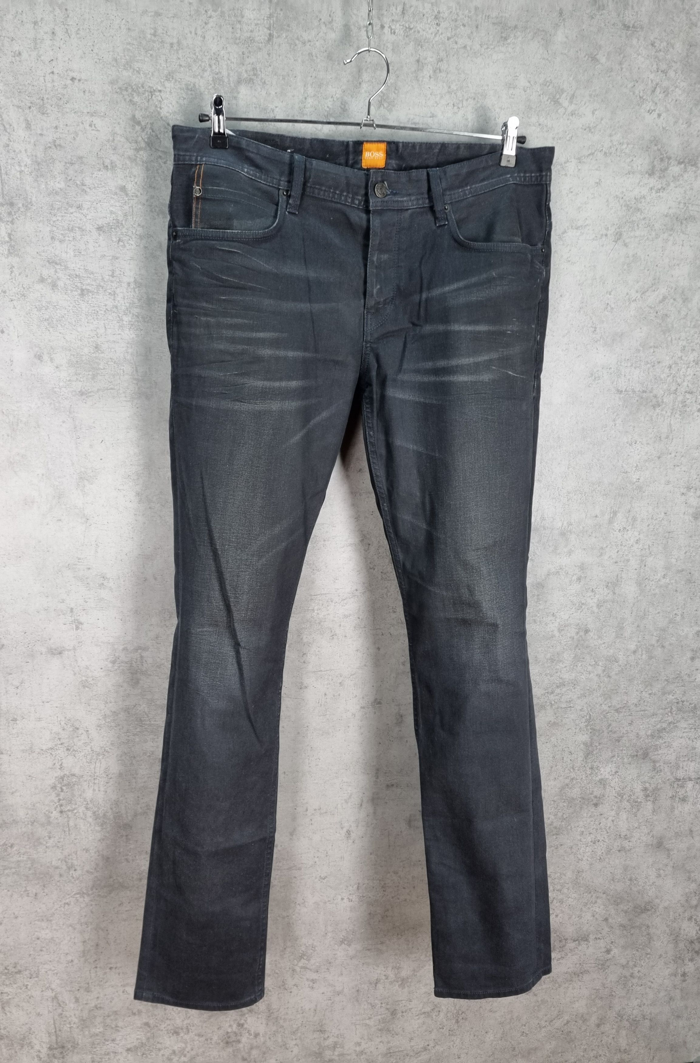 Waxed Boss Orange 63 Denim Slim Fit Jeans