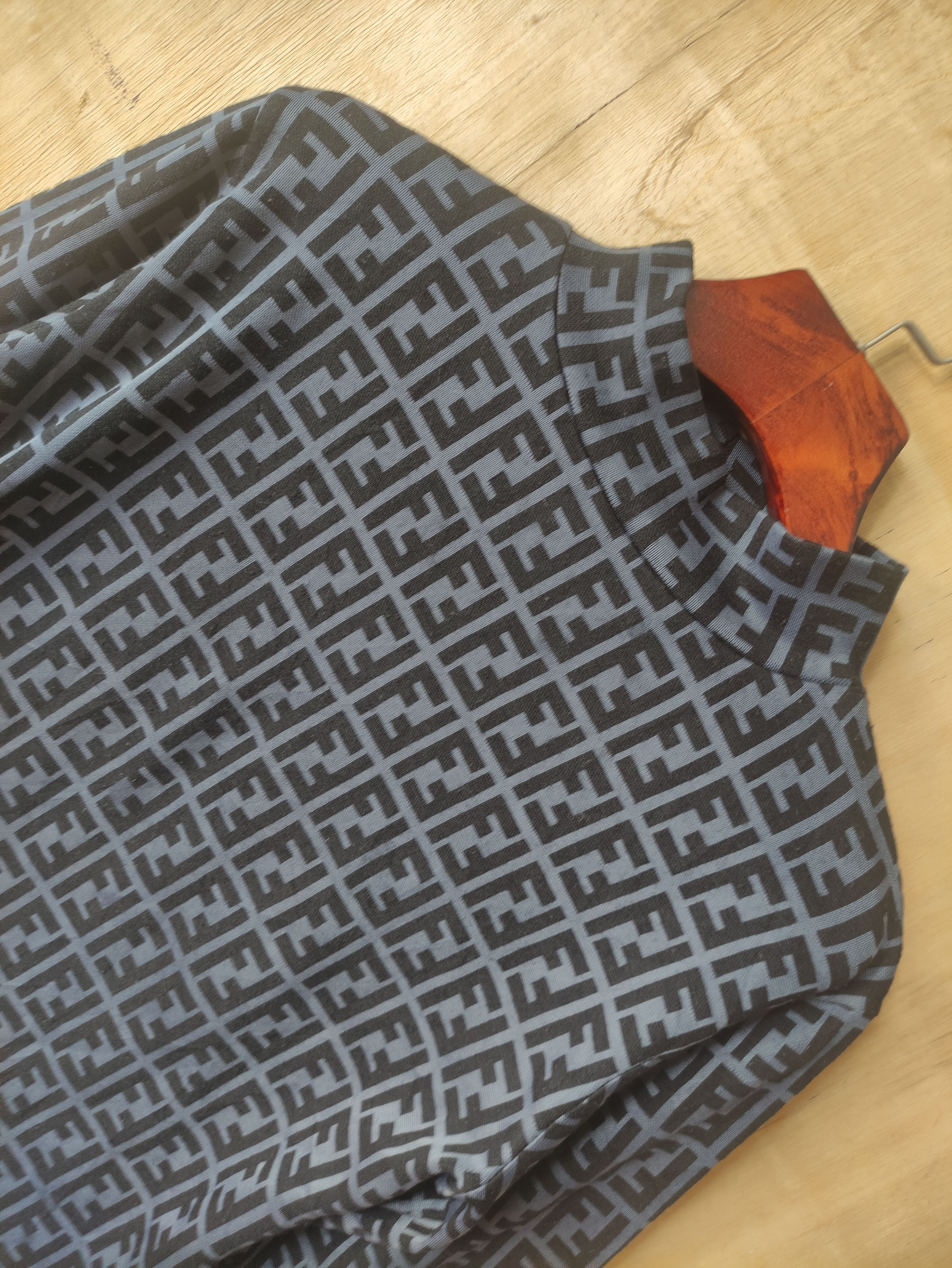 Fendi Fendi Zucca Monogram Turtleneck Long Sleeve shirts Size US XS / EU 42 / 0 - 9 Thumbnail