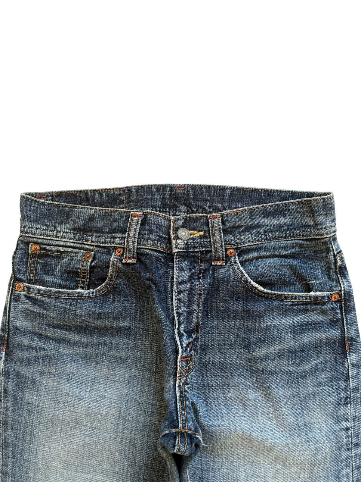 Japanese Brand Vintage Japanese Brand Faded Distressed Rip Flare Jeans Size US 30 / EU 46 - 4 Thumbnail