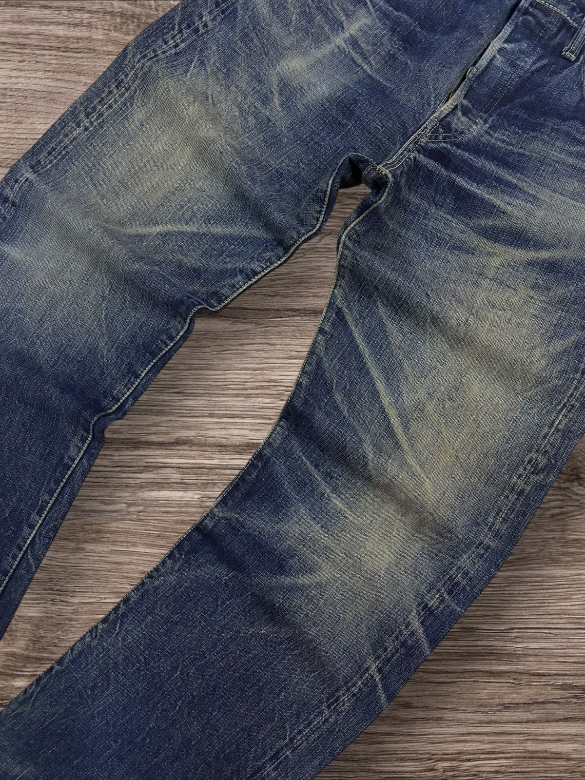 Samurai Jeans Vtg StormyBlue by Pherrow Kapital Style Selvedge Jeans Size US 32 / EU 48 - 4 Thumbnail
