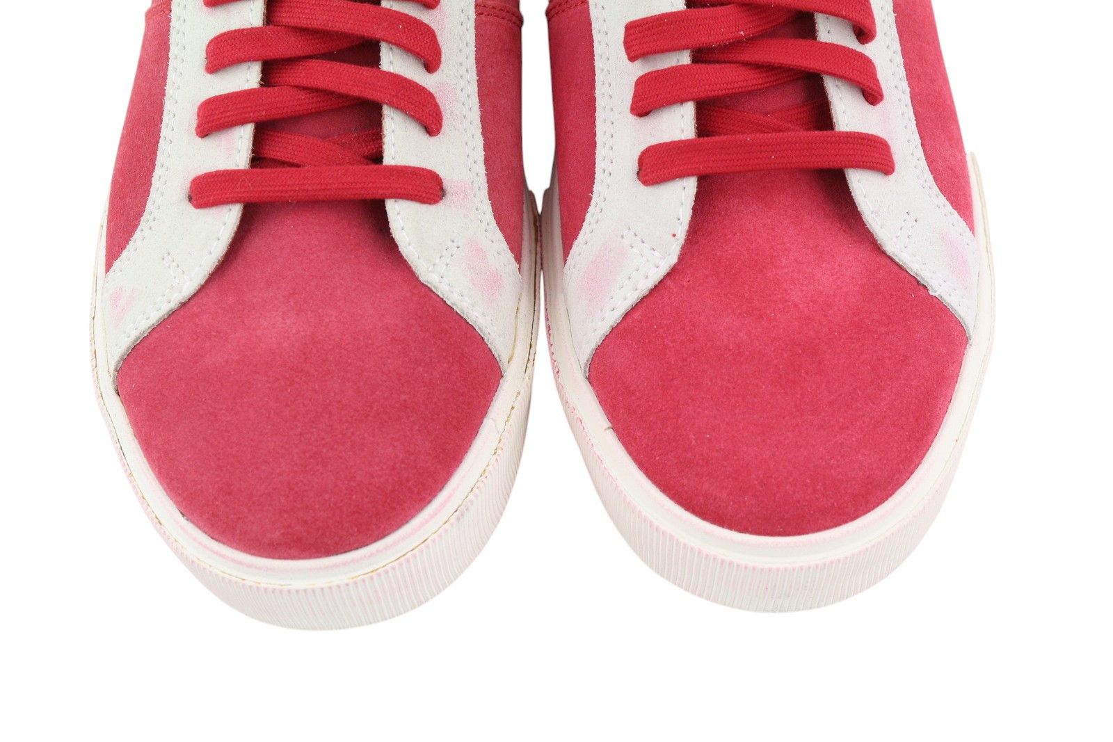 Diesel S-MYDORI LC EU45 Red Suede Leather 41532 Size US 12 / EU 45 - 3 Thumbnail