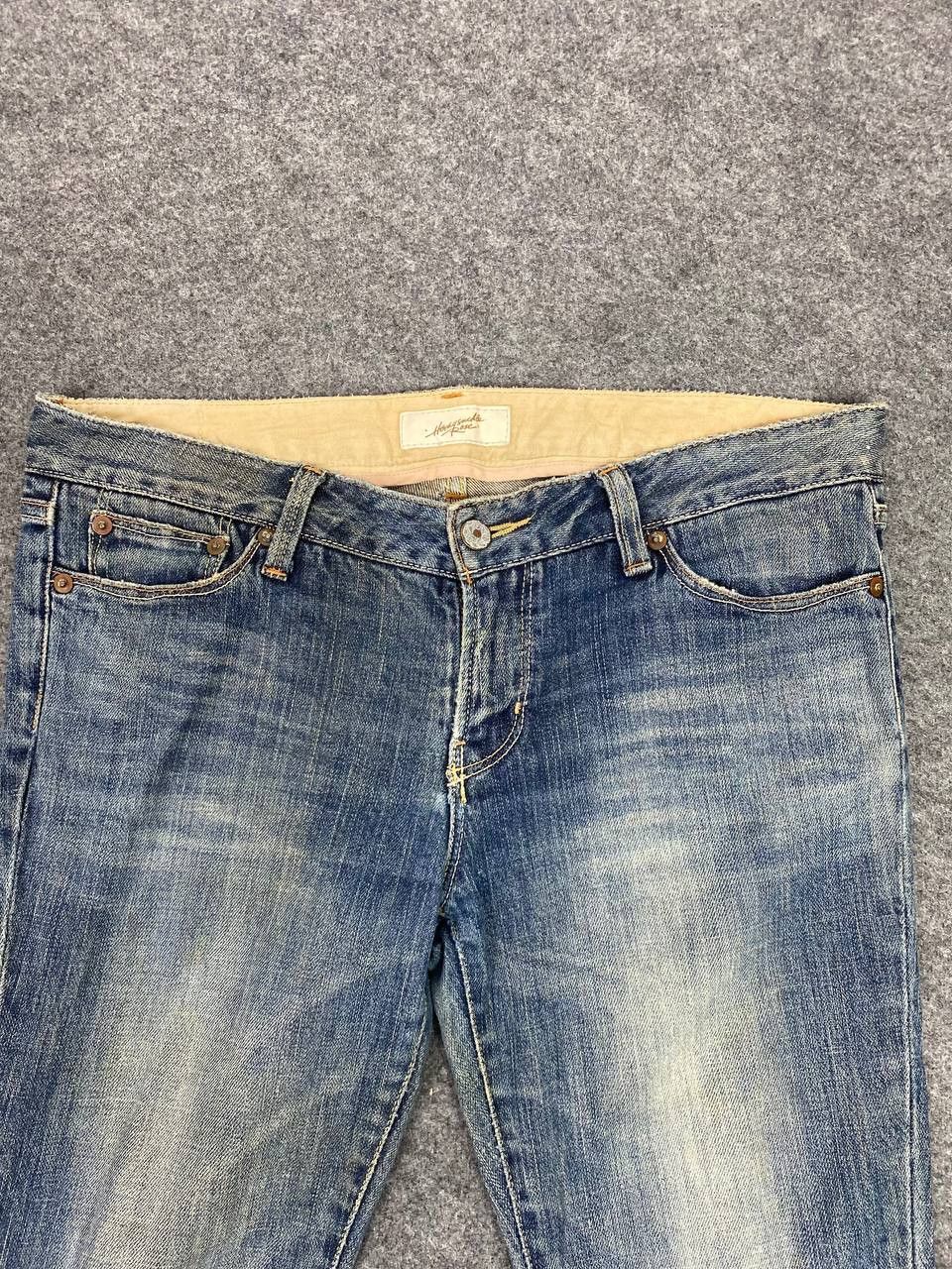 Japanese Brand honey suckle japanese brand bootcut flare distressed denim Size 35" - 7 Thumbnail