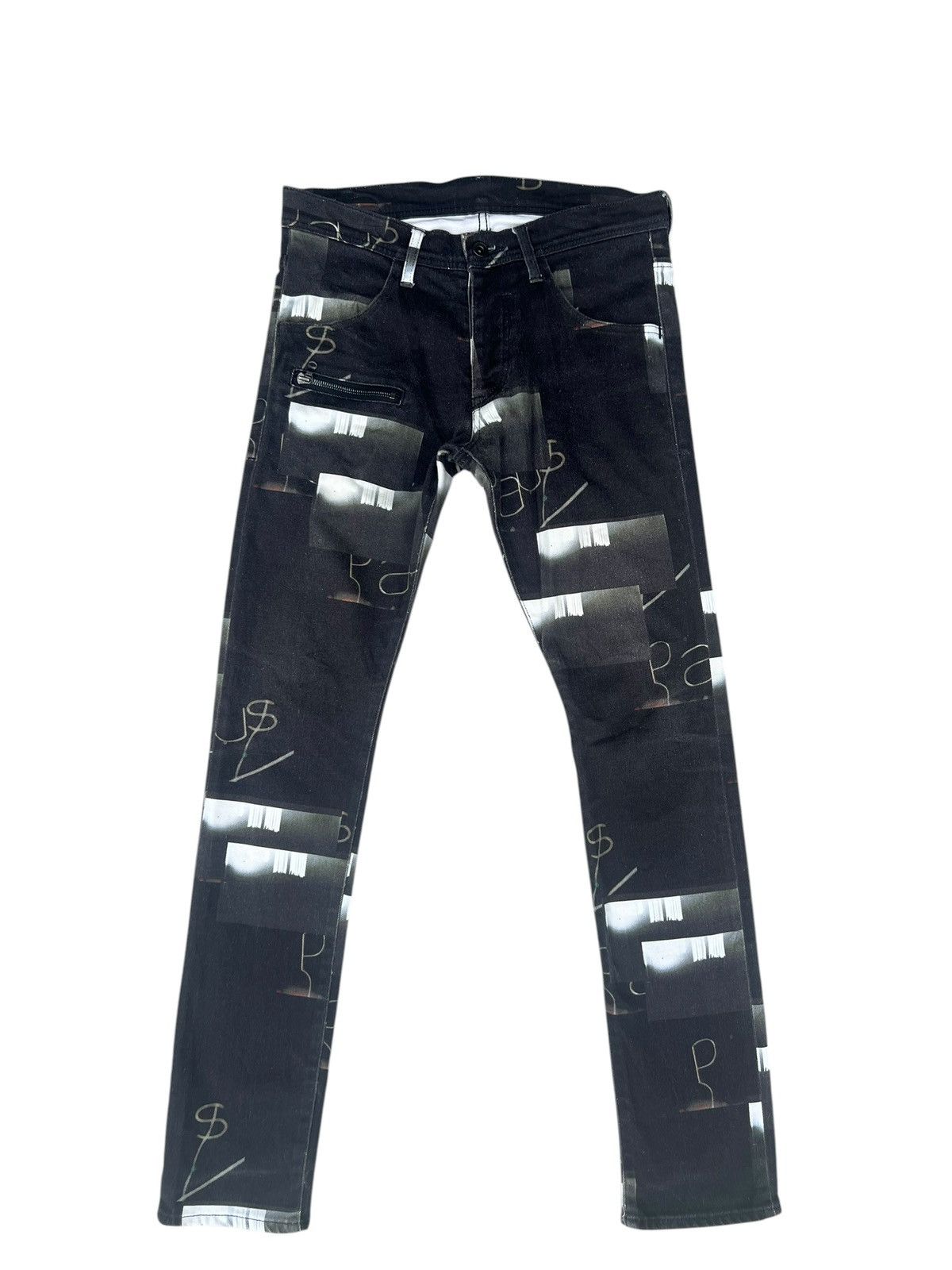 SHAREEF Vintage Shareef Japan All Printed Denim Jeans Size US 29 - 1 Thumbnail