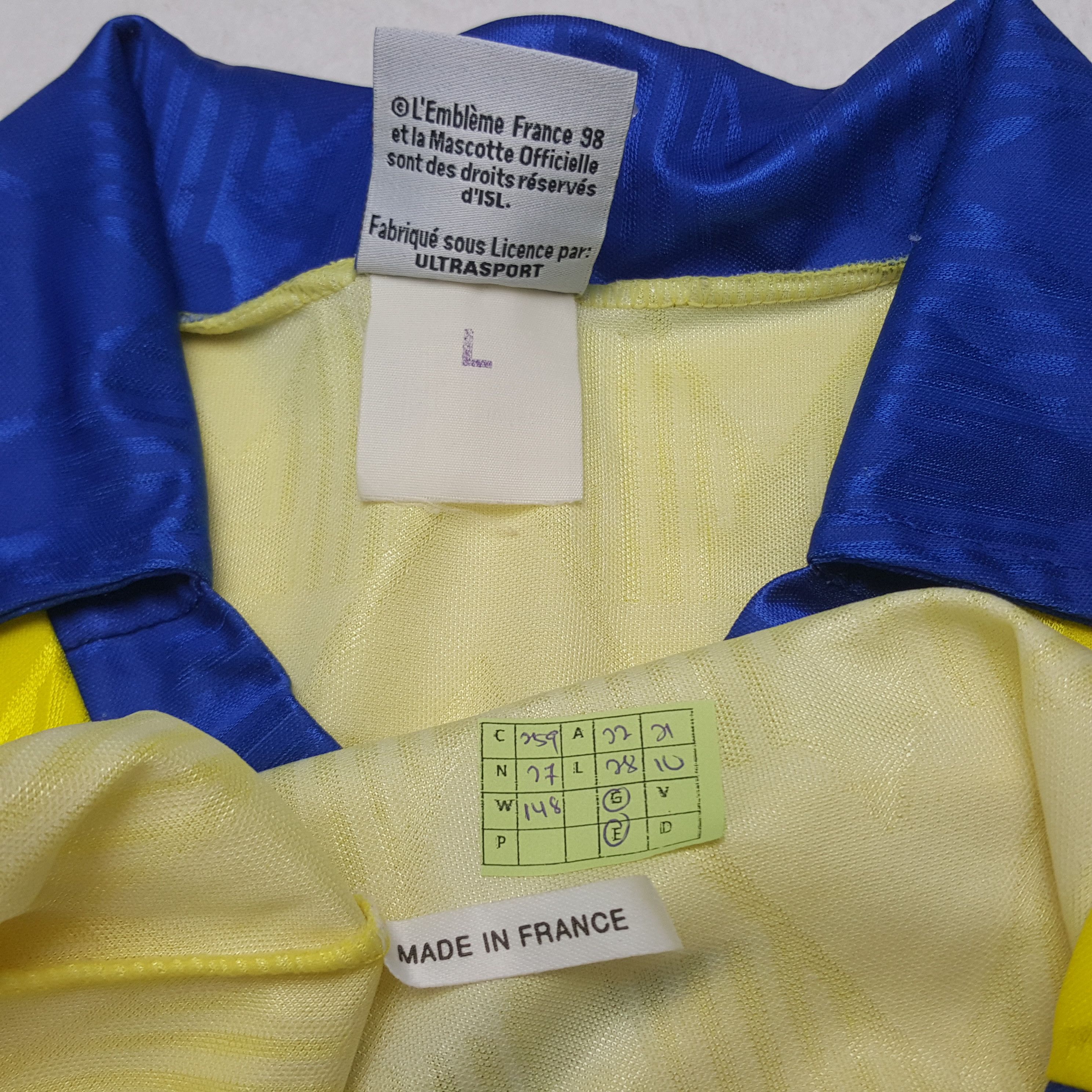 Vintage Vintage Michelin X World Cup France 98 Sports Style Jersey Size US L / EU 52-54 / 3 - 6 Thumbnail