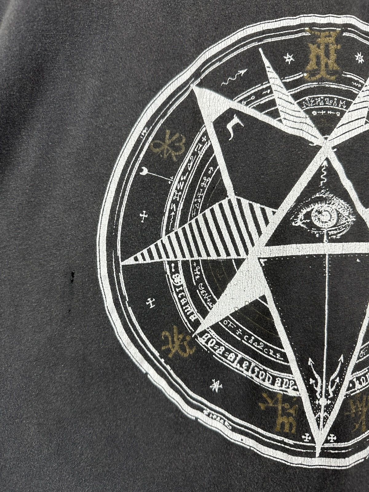 Band Tees 1990 Vintage Fields of the Nephilim UK Tour Band T-Shirt Size US XL / EU 56 / 4 - 16 Thumbnail