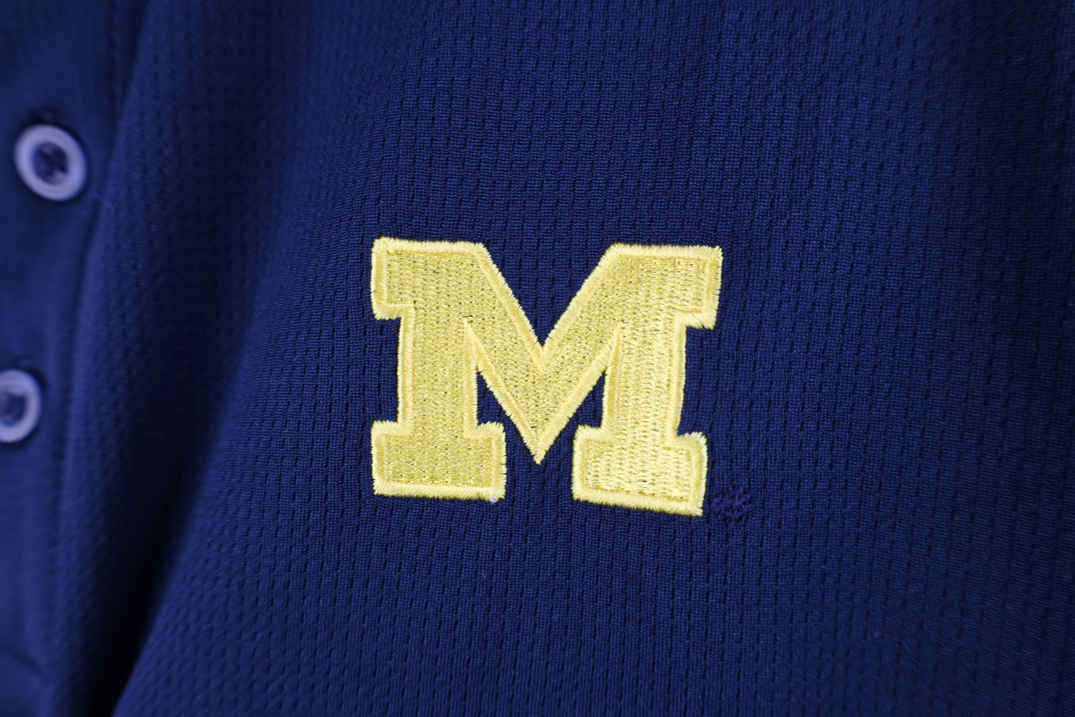 Adidas Adidas University of Michigan Football Polo Shirt Blue Size US XXL / EU 58 / 5 - 4 Thumbnail