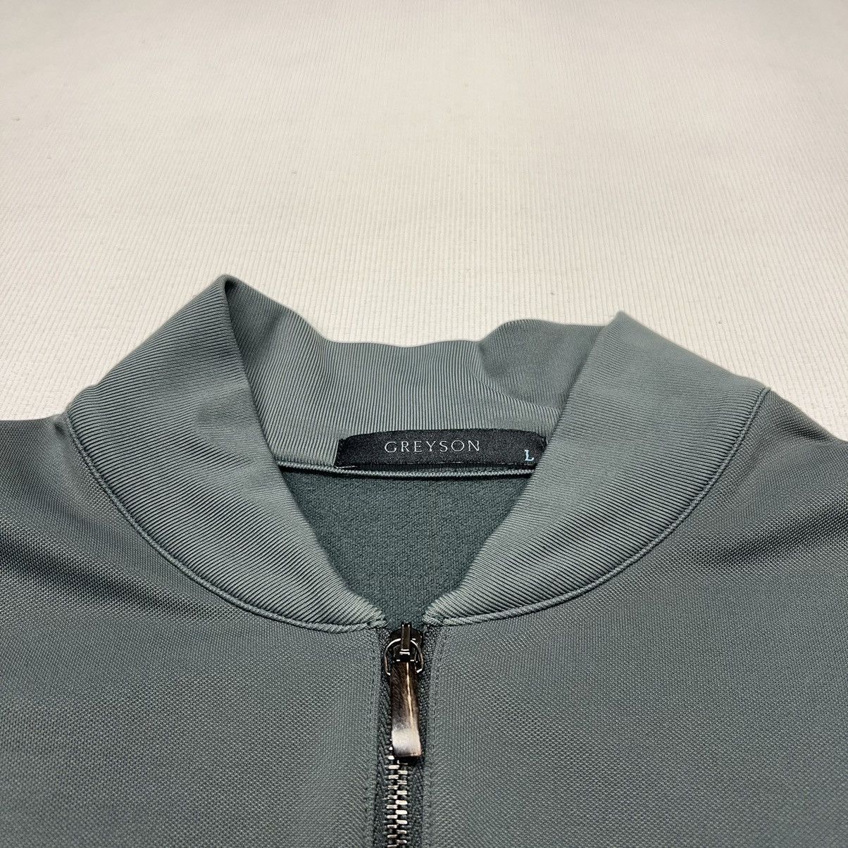 Japanese Brand Greyson 1/4 Zip Sweater Green Toyota Logo Golf Active Car Size US L / EU 52-54 / 3 - 8 Thumbnail