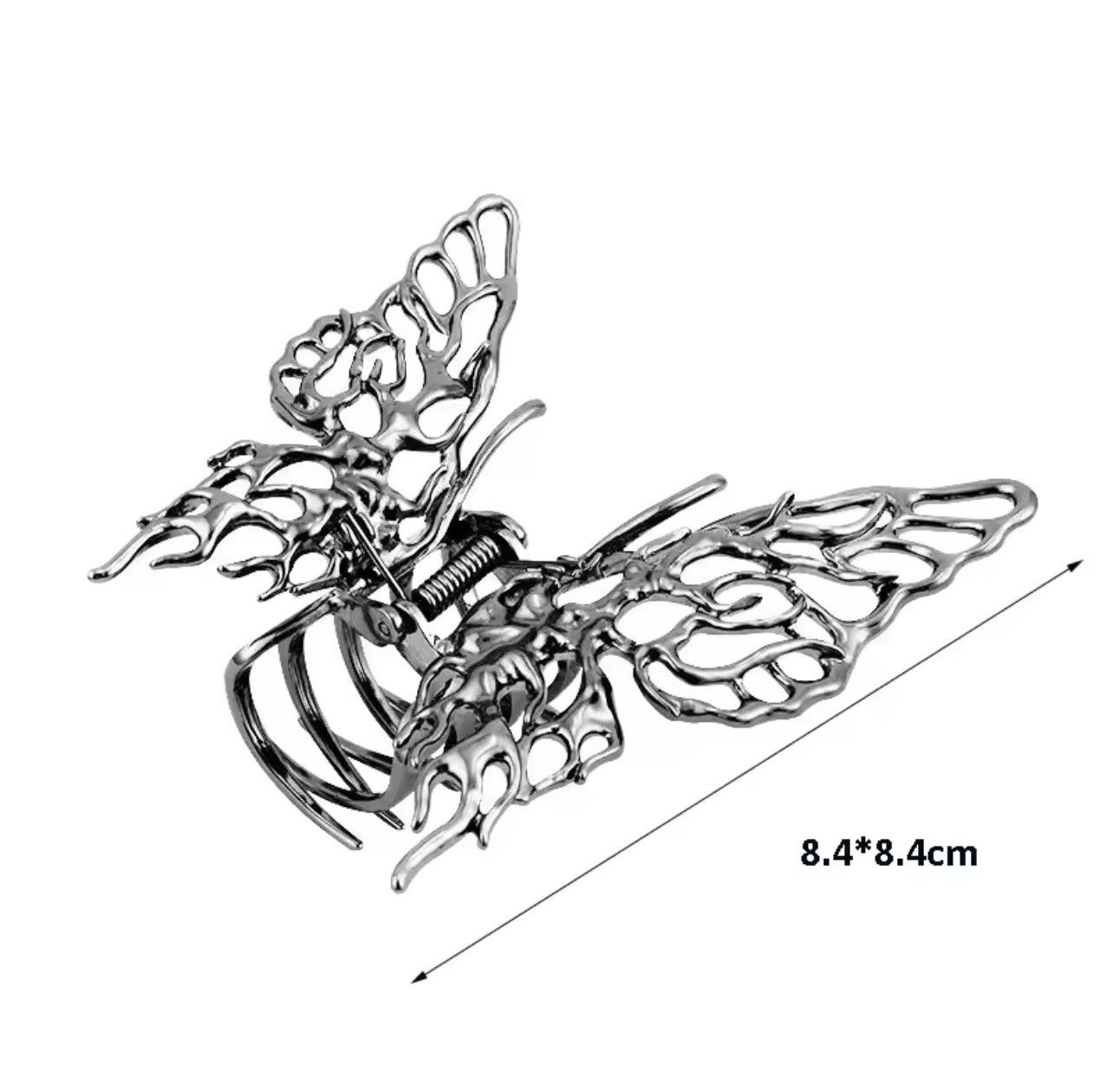 Japanese Brand × Jewelry Butterfly Hair Clip Bright Silver Size ONE SIZE - 7 Thumbnail