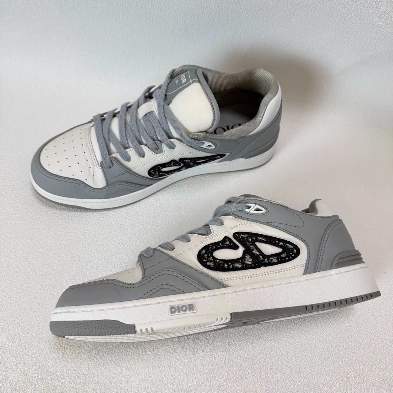 Dior DIOR B57 calfskin jacquard CD logo low-top sneakers Size US 8.5 / EU 41-42 - 3 Thumbnail