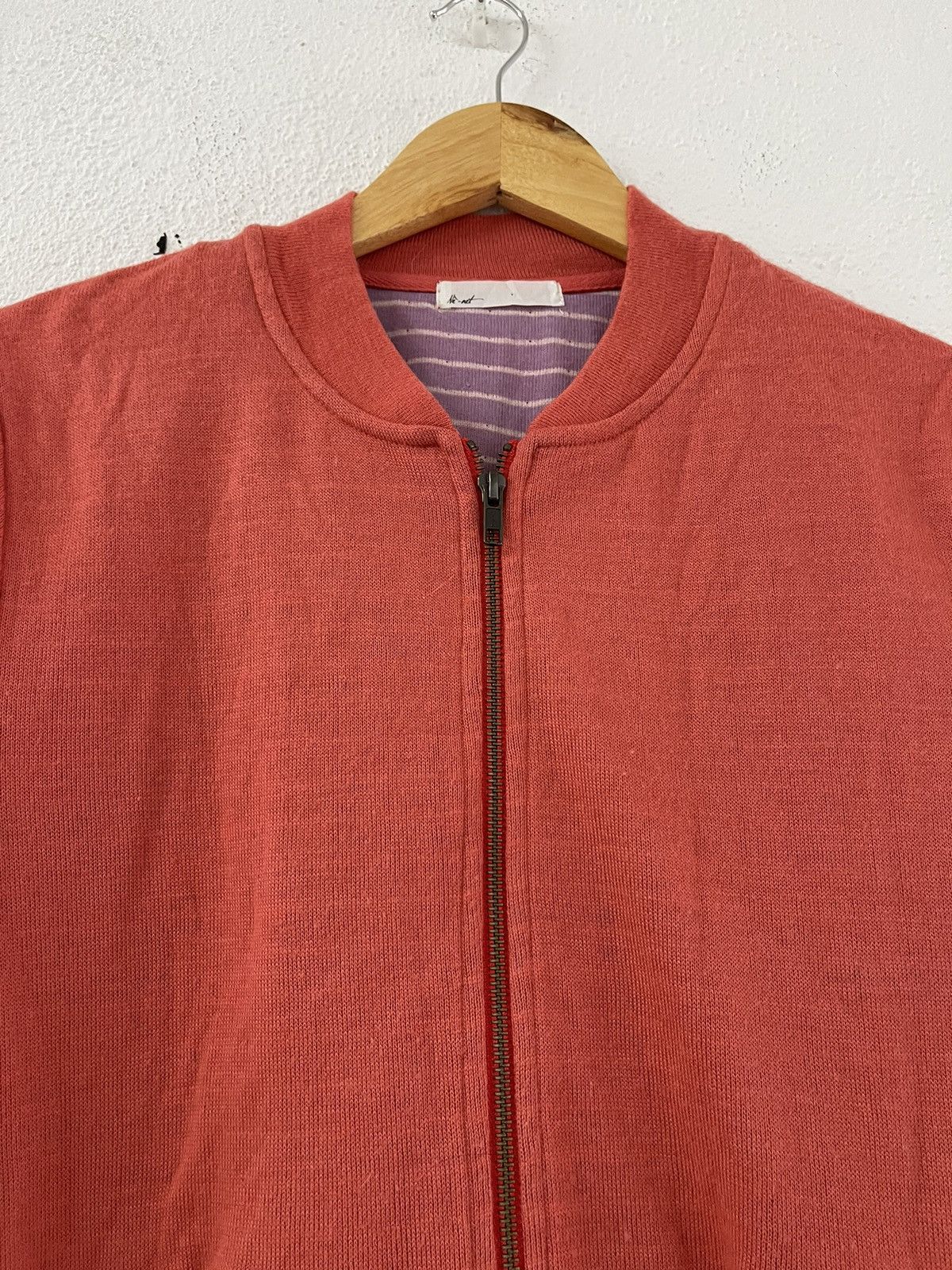 Issey Miyake × Japanese Brand × Ne-Net Ne Net Zip Up Sweater Size US L / EU 52-54 / 3 - 3 Thumbnail
