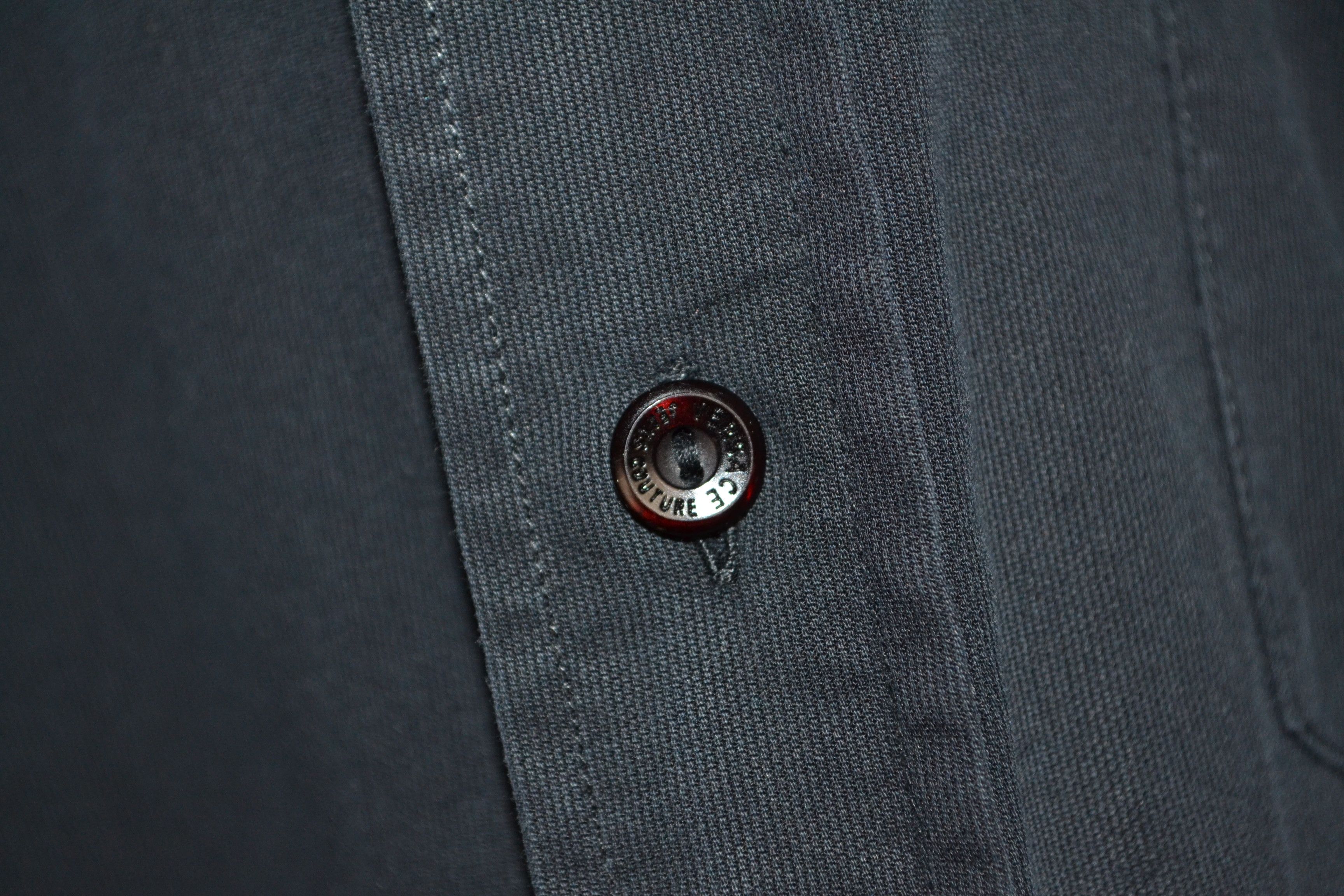 Versace Jeans Couture Versace Jeans Couture M size Black Cotton Shirt Vintage Size US M / EU 48-50 / 2 - 4 Thumbnail
