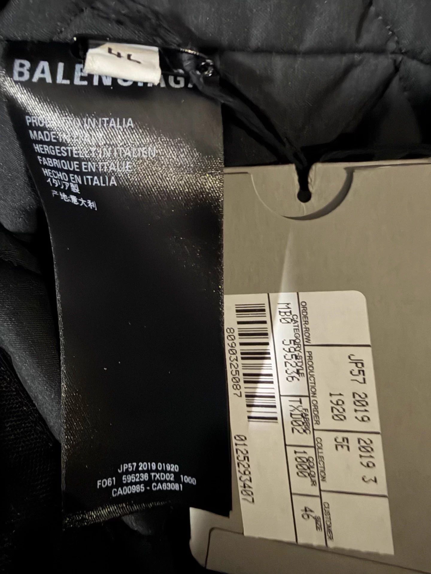 Balenciaga Balenciaga 19fw Parka Runway Black Red Colorblock 46 Size US S / EU 44-46 / 1 - 4 Thumbnail