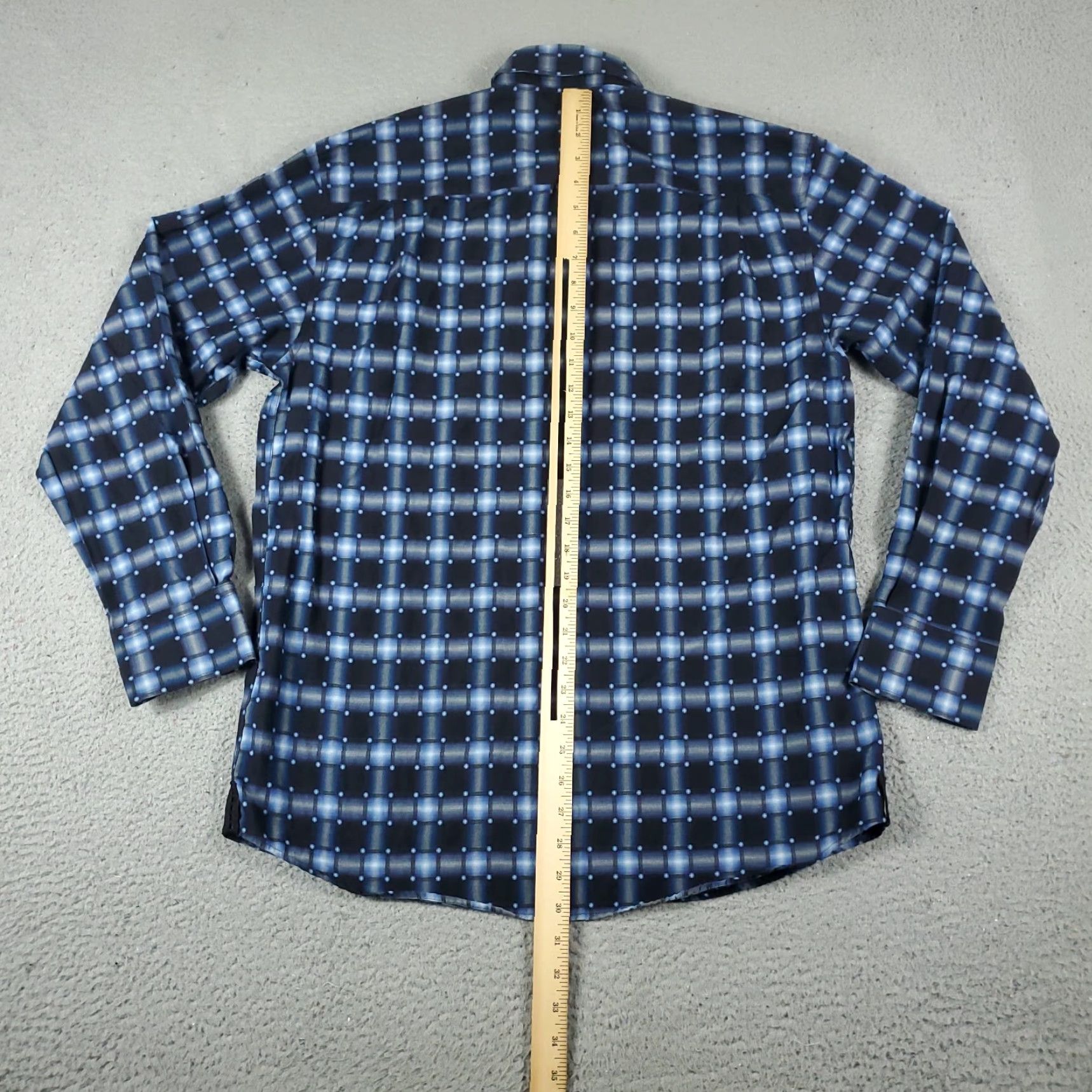 Luchiano Visconti Luchiano Visconti Shirt Adult Medium Blue Button-Up Long Sleeve Cotton Mens Size US M / EU 48-50 / 2 - 4 Thumbnail