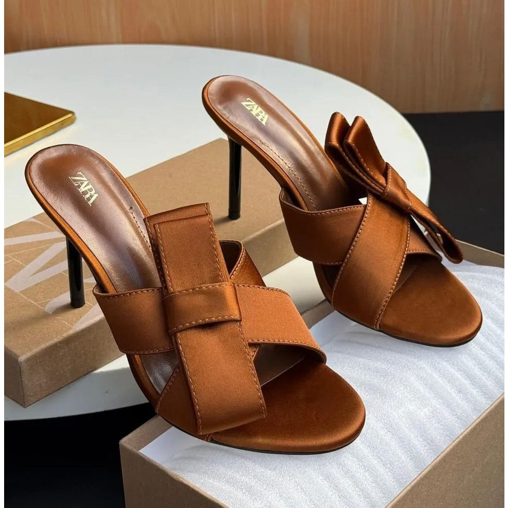 Zara RARE!!! ZARA Heels with Crossover Strap NWT Size US 8 / IT 38 - 1 Thumbnail