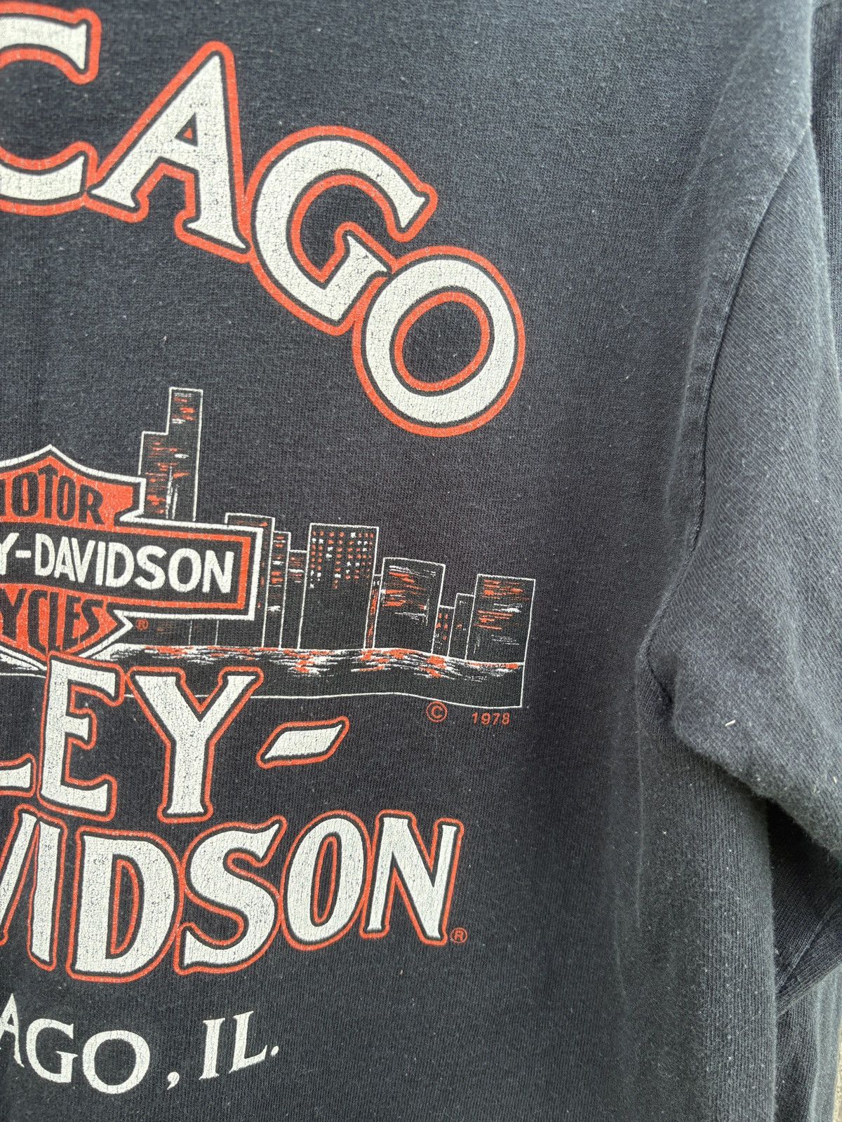 Harley Davidson Vintage Harley Davidson Bad To The Bone Longsleeve Size US M / EU 48-50 / 2 - 7 Thumbnail