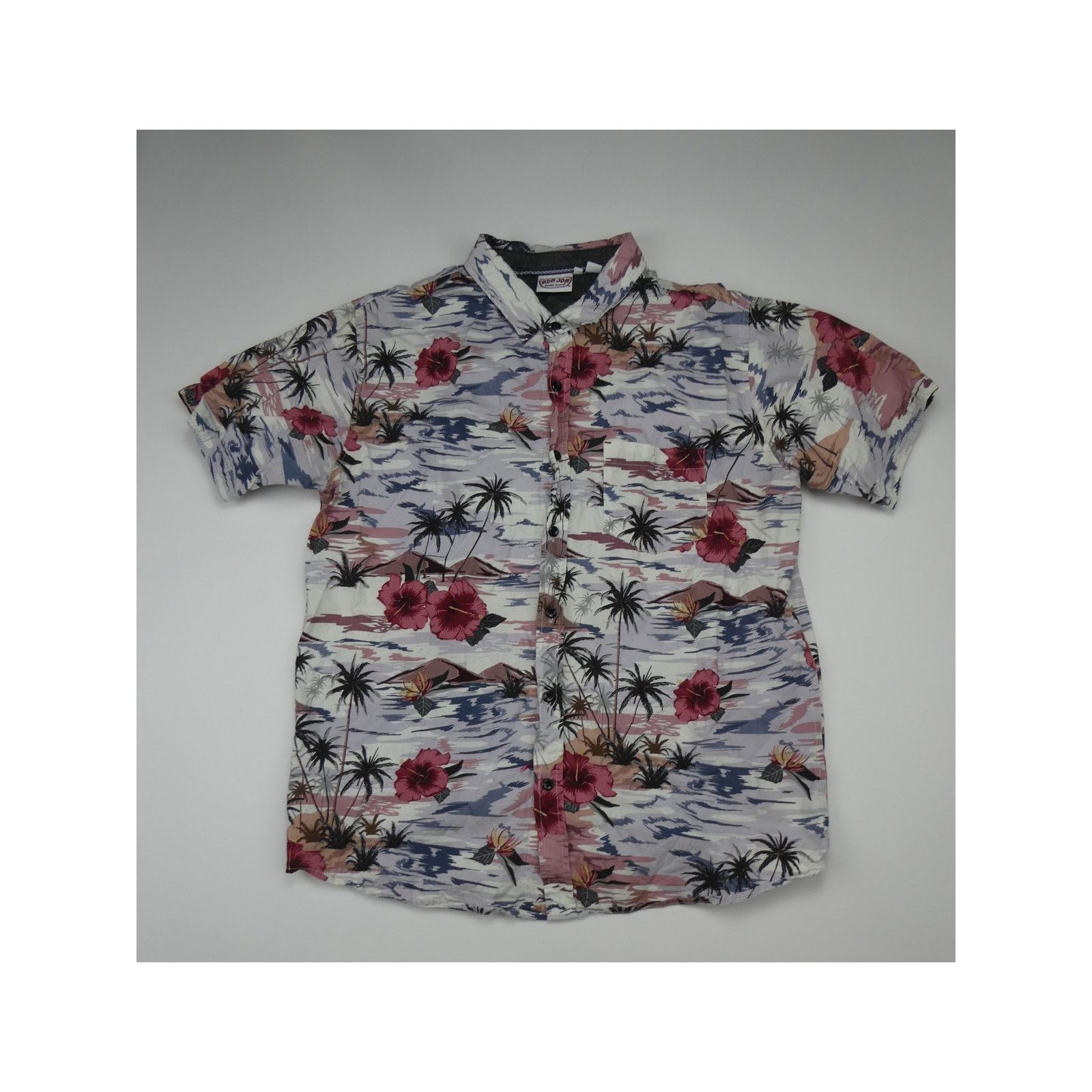 Ron Jon Surf Shop women's Ron Jon floral Hawaiian button-up shirt, large Size L / US 10 / IT 46 - 1 Thumbnail