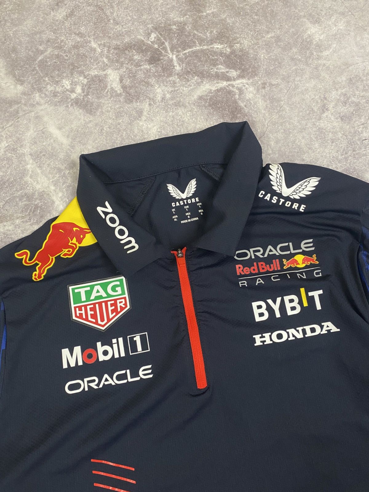 Castore Castore Mobil 1 Honda Red bull Racing Jersey Size: L Size US M / EU 48-50 / 2 - 2 Thumbnail