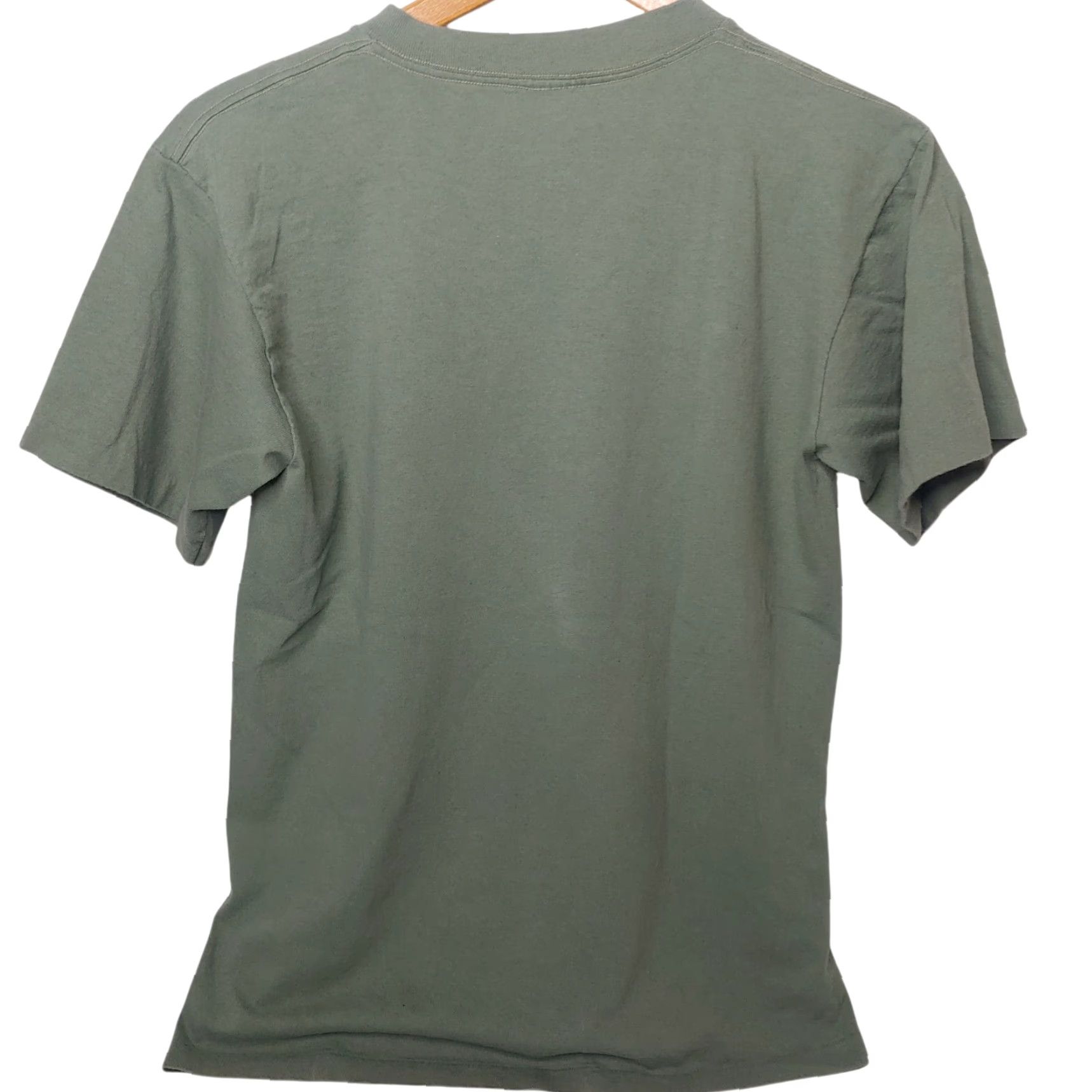 Vintage VINTAGE Ohiopyle Shirt Medium Army Green Bald Eagle Nature Conservation T-Shirt Men Graphic Print 100% Cotton Size US M / EU 48-50 / 2 - 3 Thumbnail