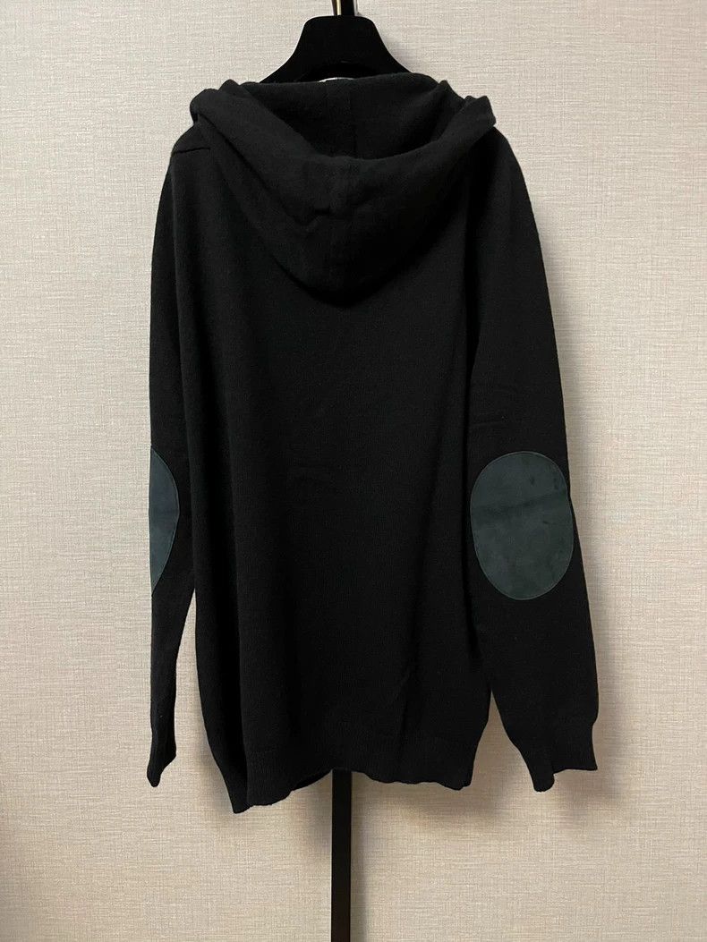 Saint Laurent Paris Saint Laurent Paris Black hooded cardigan sweater Size M / US 6-8 / IT 42-44 - 2 Thumbnail