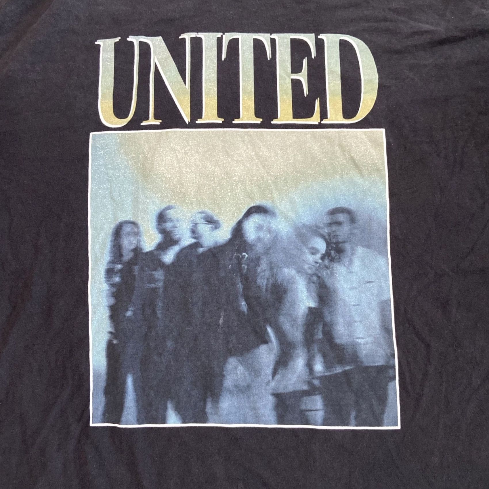 Vintage United Band Shirt 2XL Black Unbranded Cotton Short Sleeve Crew Neck Graphic Print Unisex Adults 80s 90s Music Rock Vintage No Size US XXL / EU 58 / 5 - 2 Thumbnail