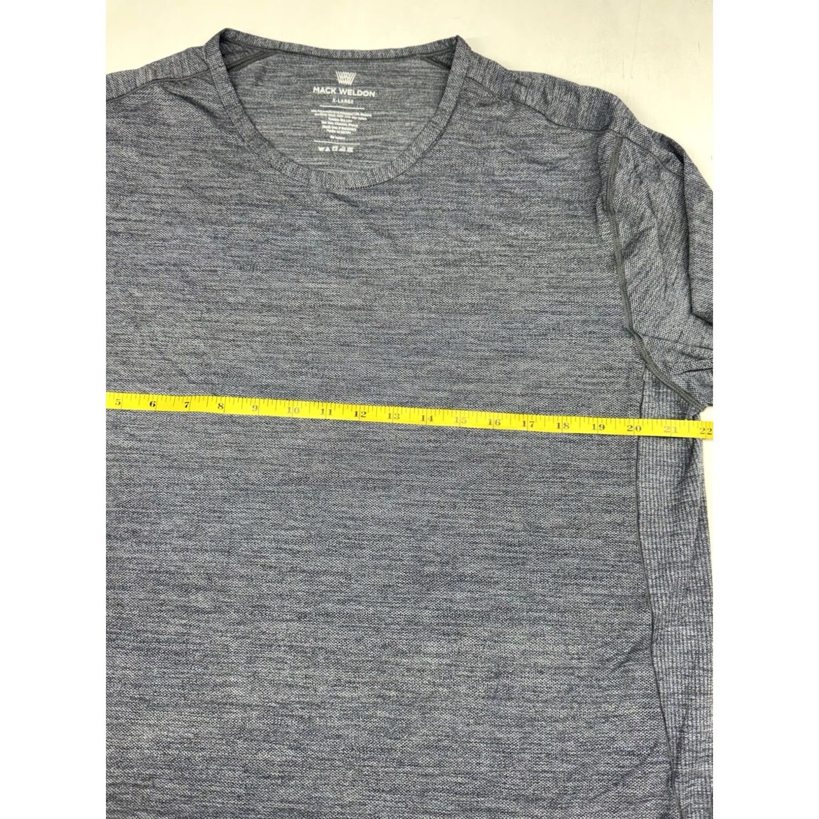 Vintage Mack Weldon Mens XL Blue Thermal Long Sleeve Shirt Crew Neck Gray/Blue Everyday Size US XL / EU 56 / 4 - 4 Thumbnail