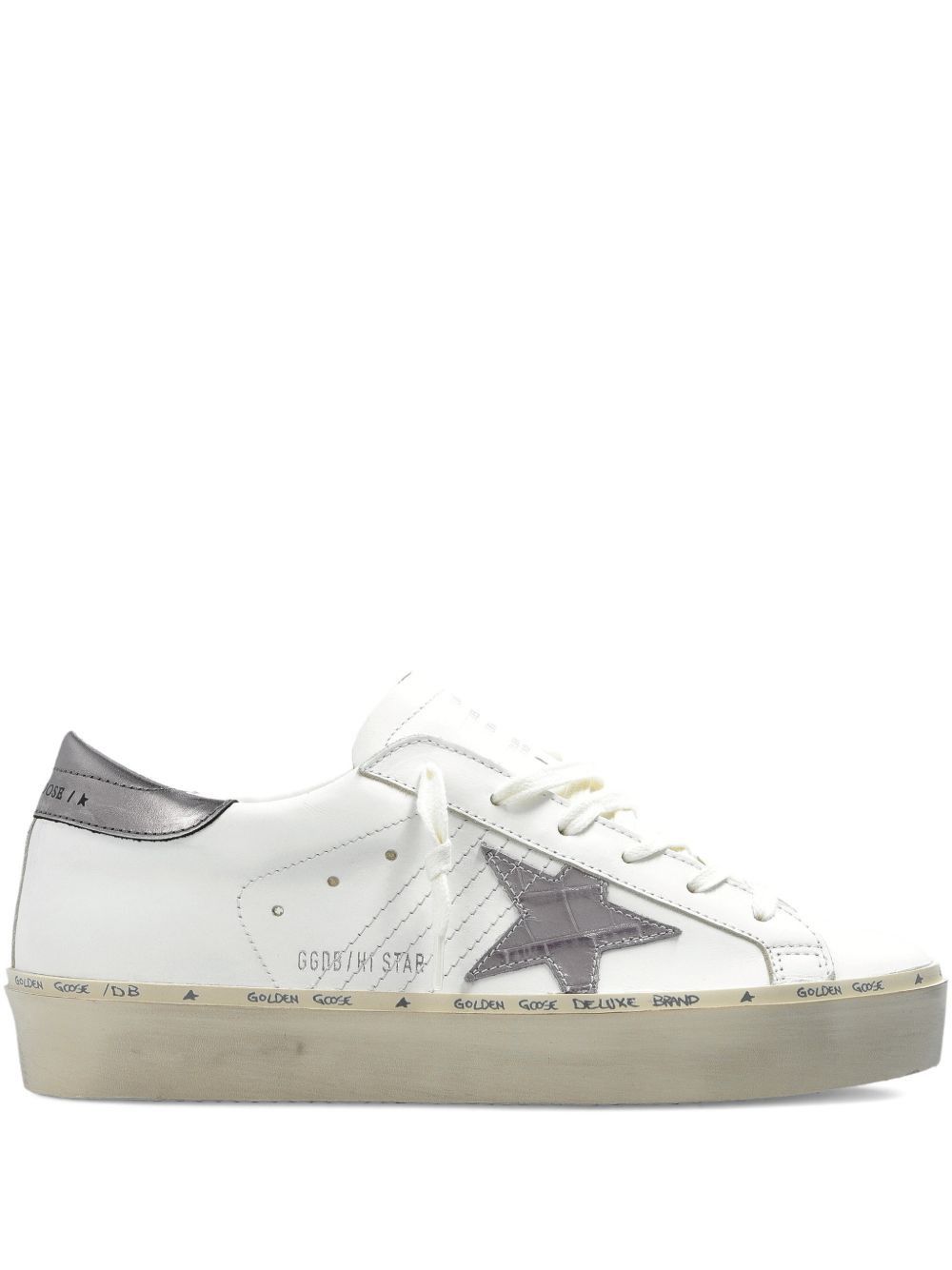 Golden Goose HI STAR LEATHER SNEAKERS Size US 11 / IT 41 - 1 Thumbnail