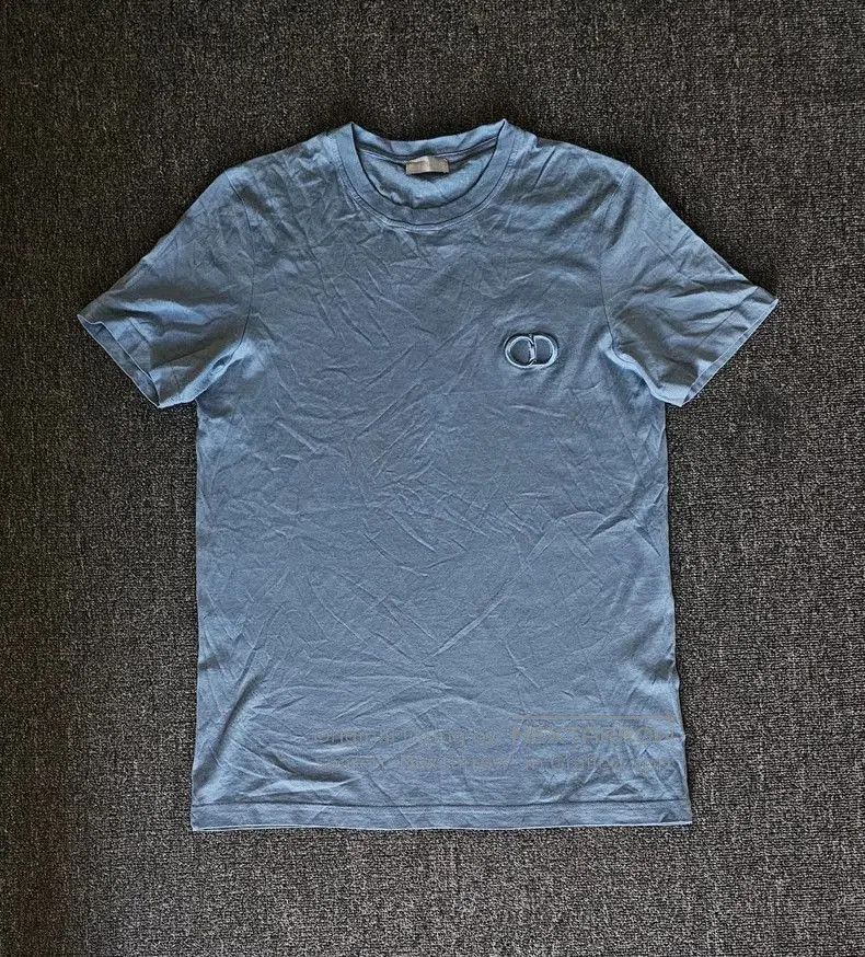Dior Dior Men's Light Blue Short Sleeve T. Size US M / EU 48-50 / 2 - 1 Thumbnail