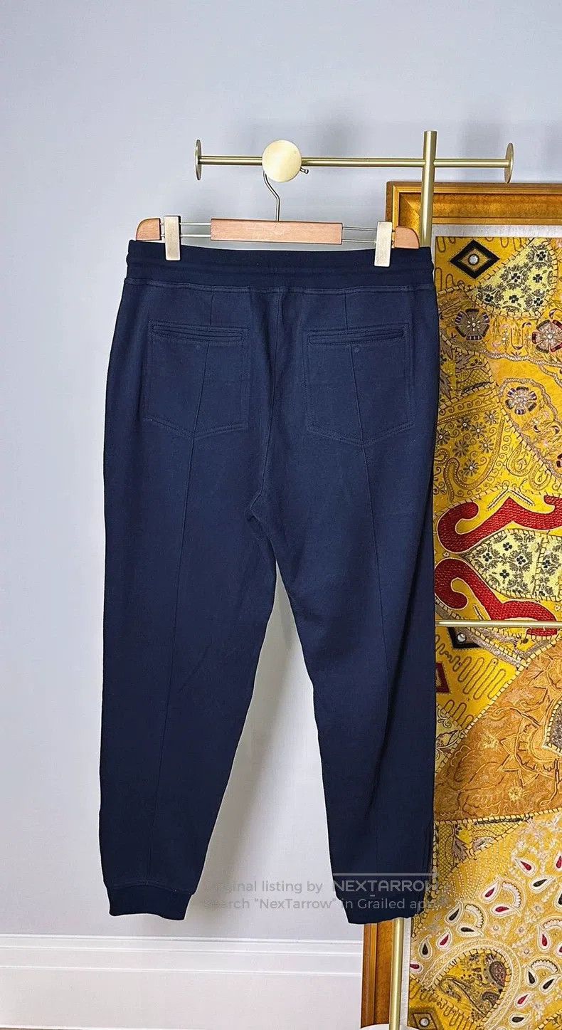 Brunello Cucinelli Brunello Cucinelli size L Sea Island cotton navy blue sweat Size US 29 - 3 Thumbnail
