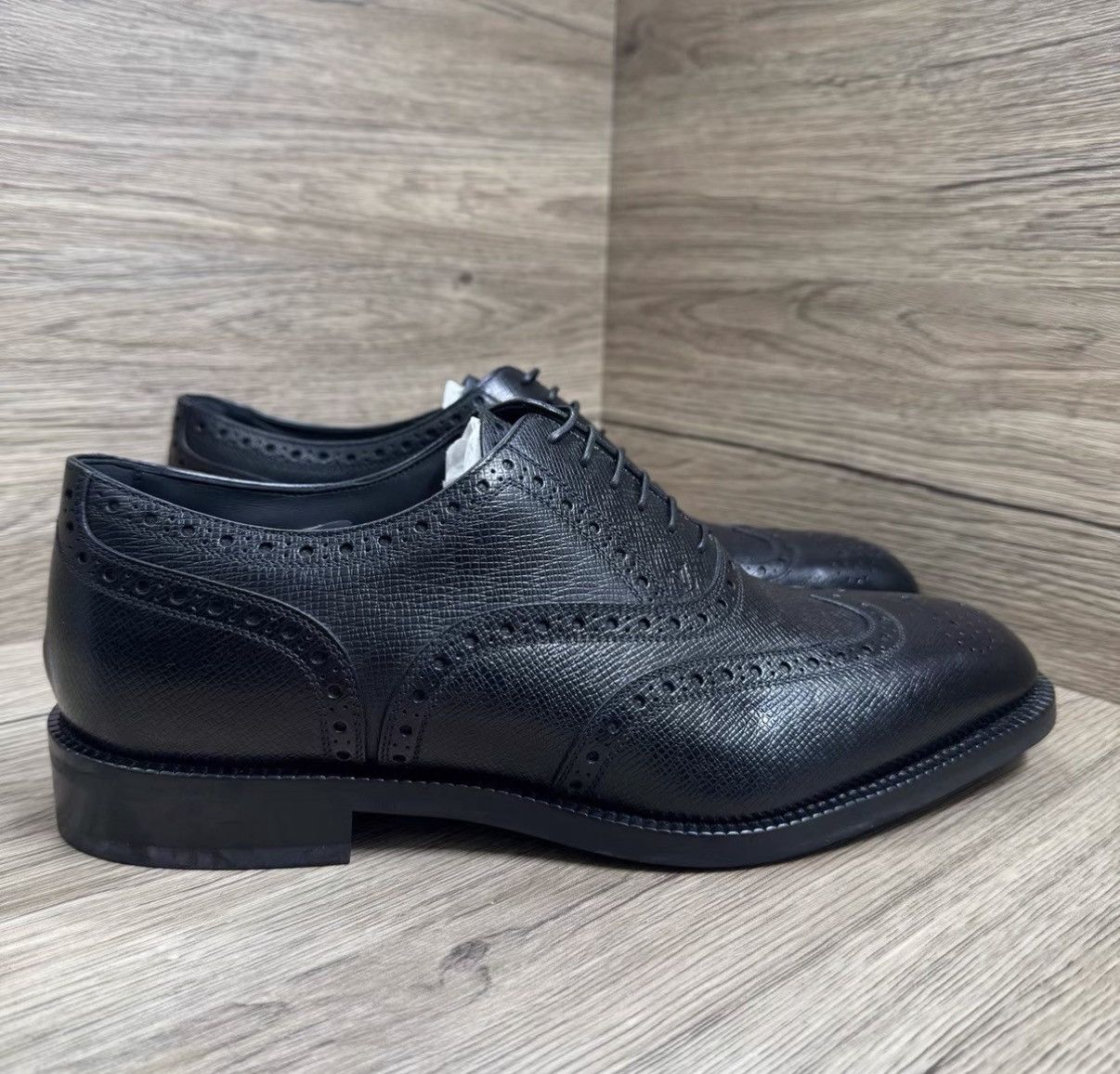 Louis Vuitton Louis Vuitton Richelieu Brogue Leather Shoes J41 Size US 7.5 / EU 40-41 - 4 Thumbnail