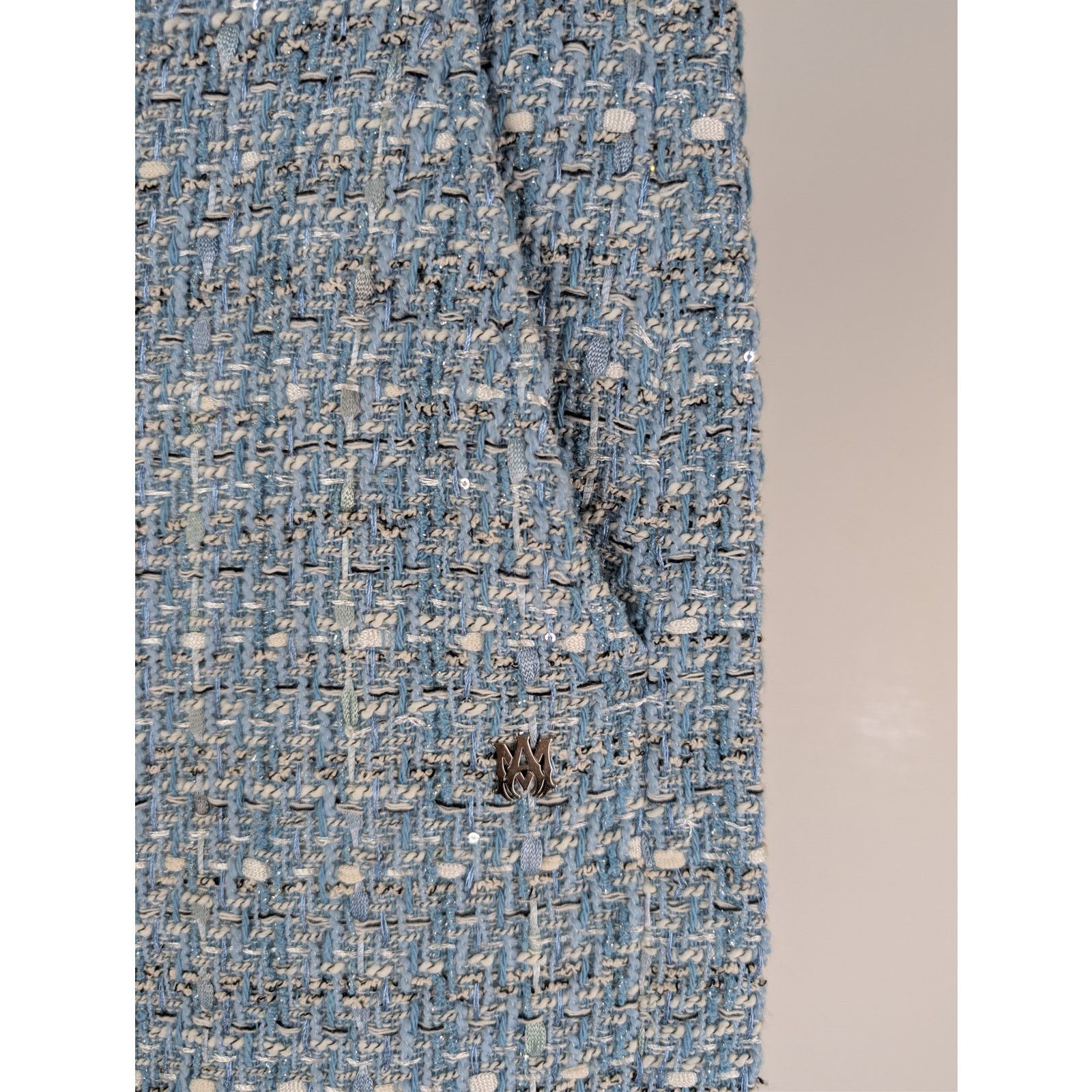 Amiri o1rshd1 Boucle Shorts Short in Ashley Blue Size US 40 / EU 56 - 5 Thumbnail