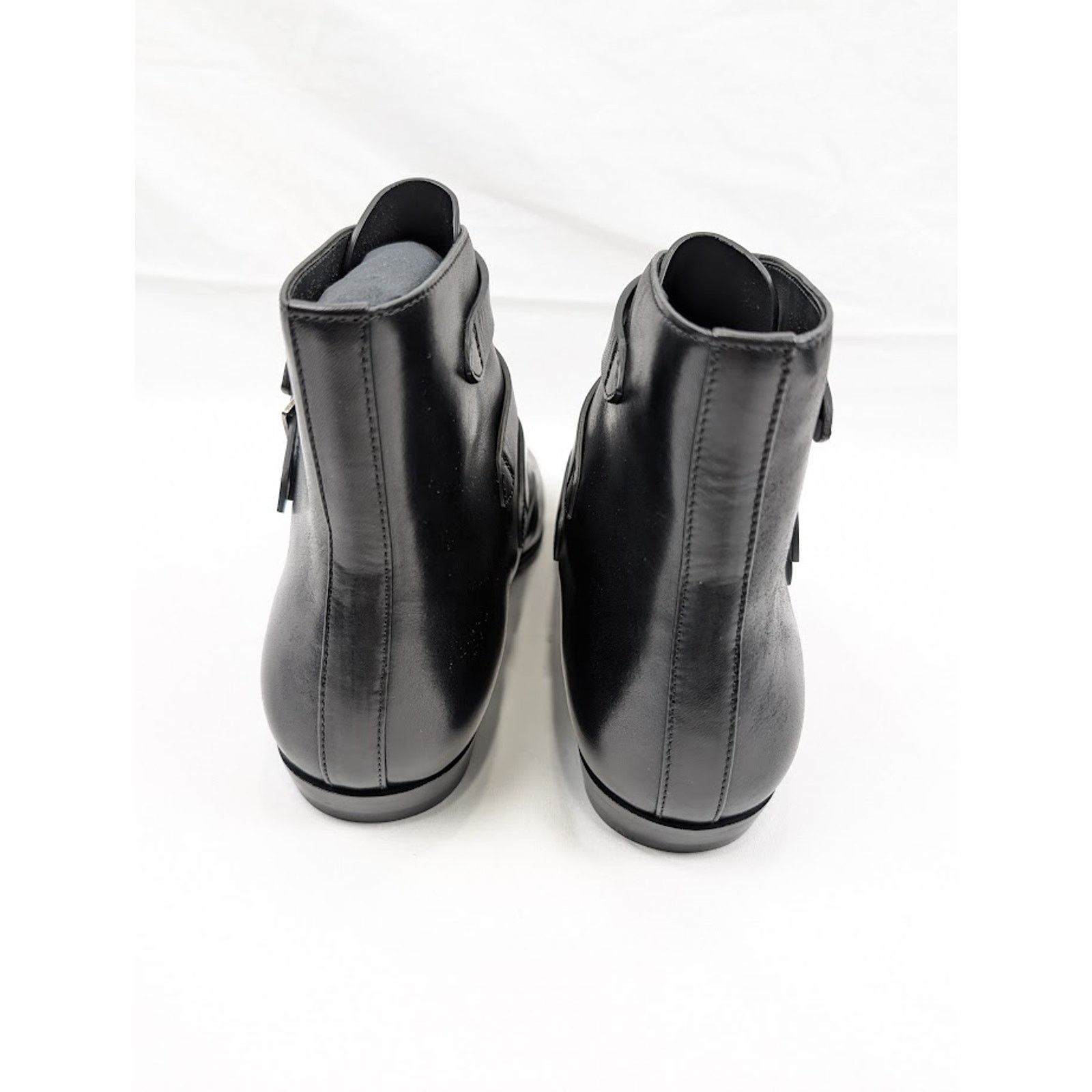 Saint Laurent Paris o1rshd1 Goth 15 Boots in Nero Size US 9.5 / EU 42-43 - 16 Thumbnail