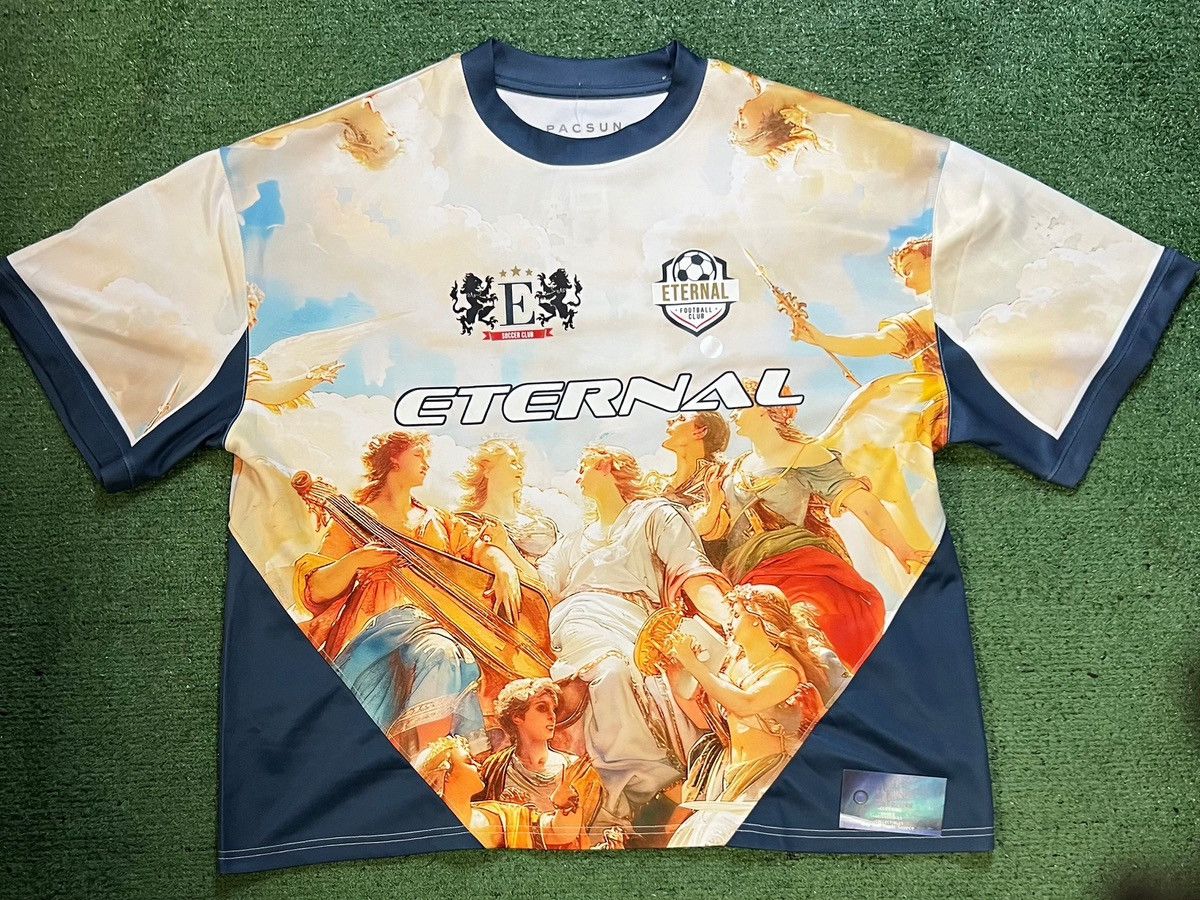 Pacsun PacSun Eternal Soccer Jersey Size US L / EU 52-54 / 3 - 1 Thumbnail