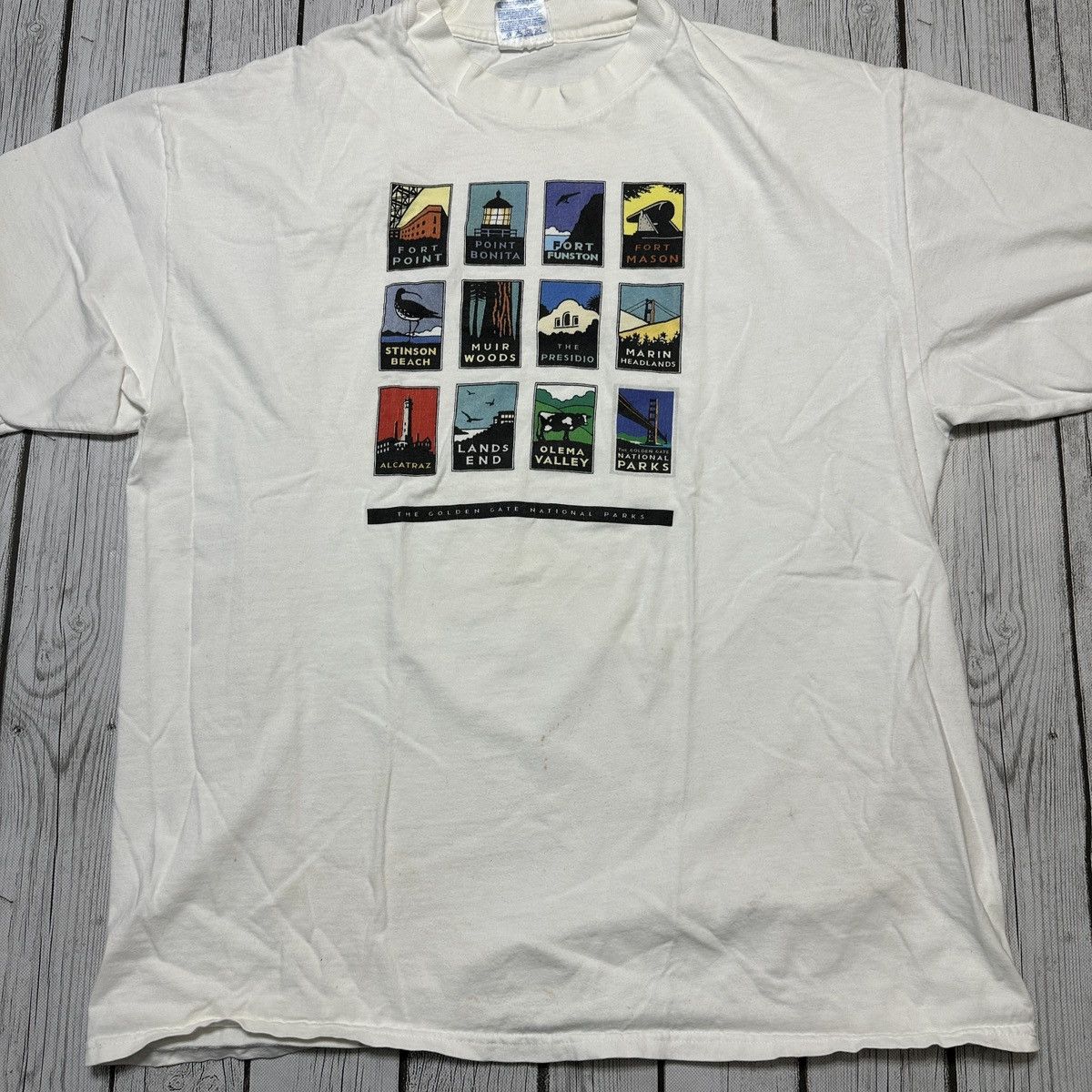 Hanes × Vintage Vintage Golden Gate National Parks tee Size US XL / EU 56 / 4 - 3 Thumbnail