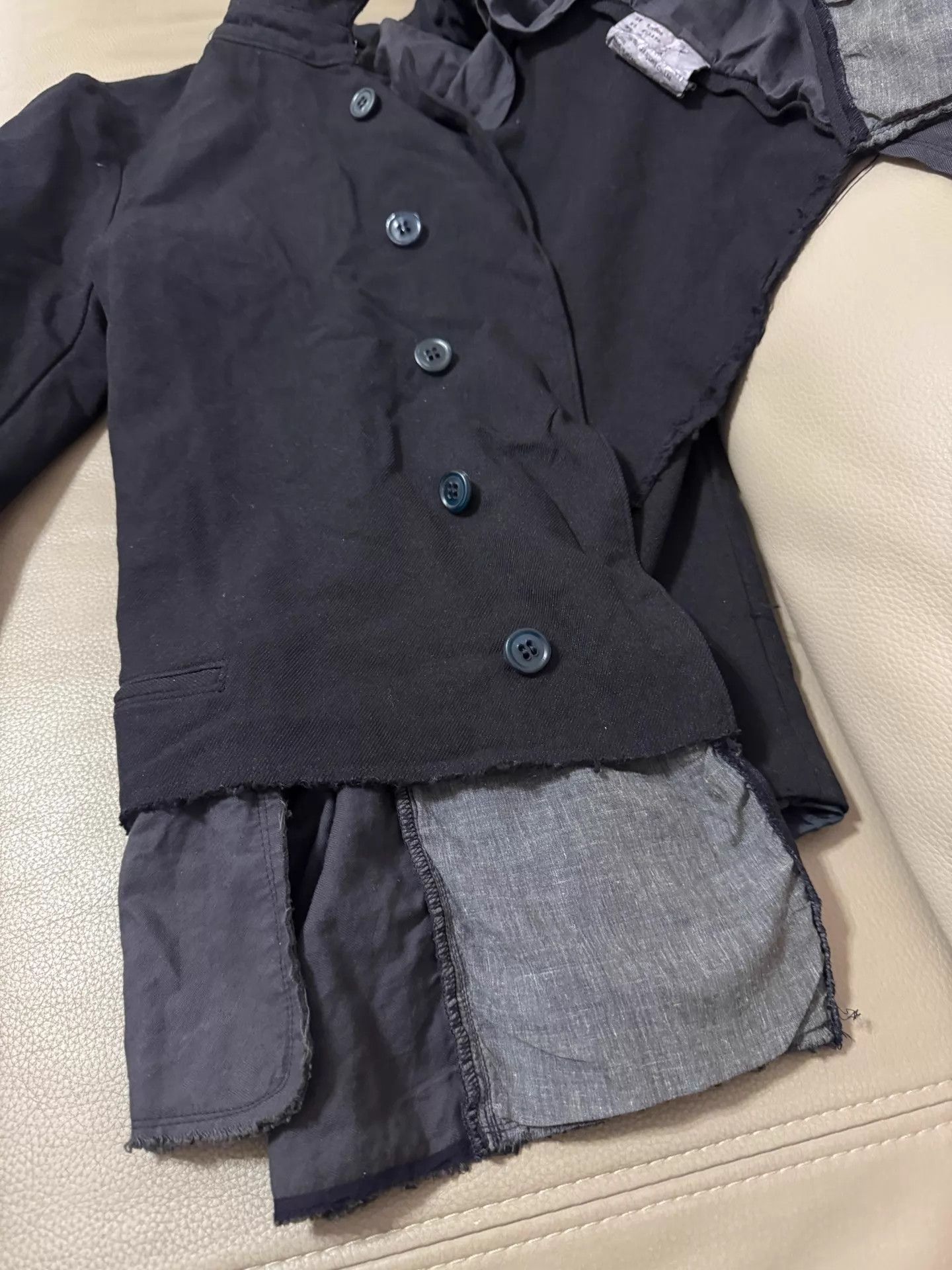 Comme des Garcons Comme des Garçons 02aw color blocked short coat M Size US M / EU 48-50 / 2 - 4 Thumbnail