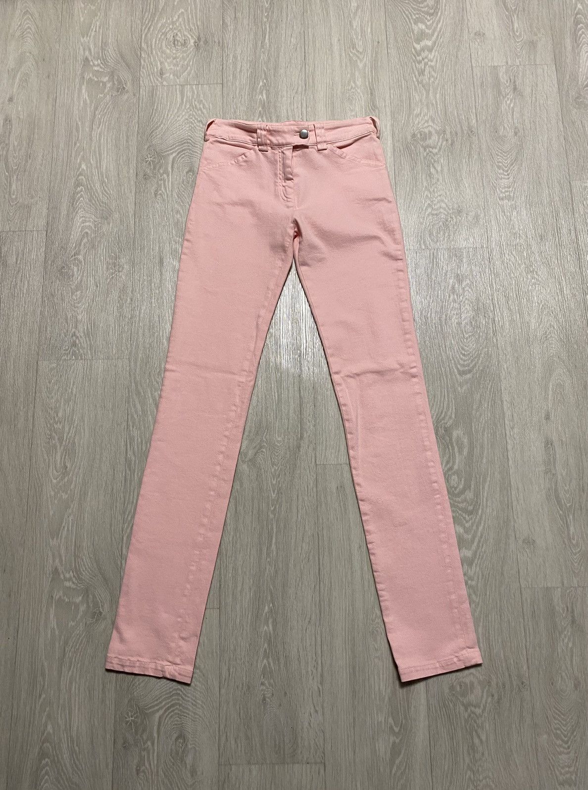 Balenciaga Womens 2012 Balenciaga Pink Slim Stretch Trousers Pant Jeans Size 25" / US 0 / IT 36 - 2 Thumbnail