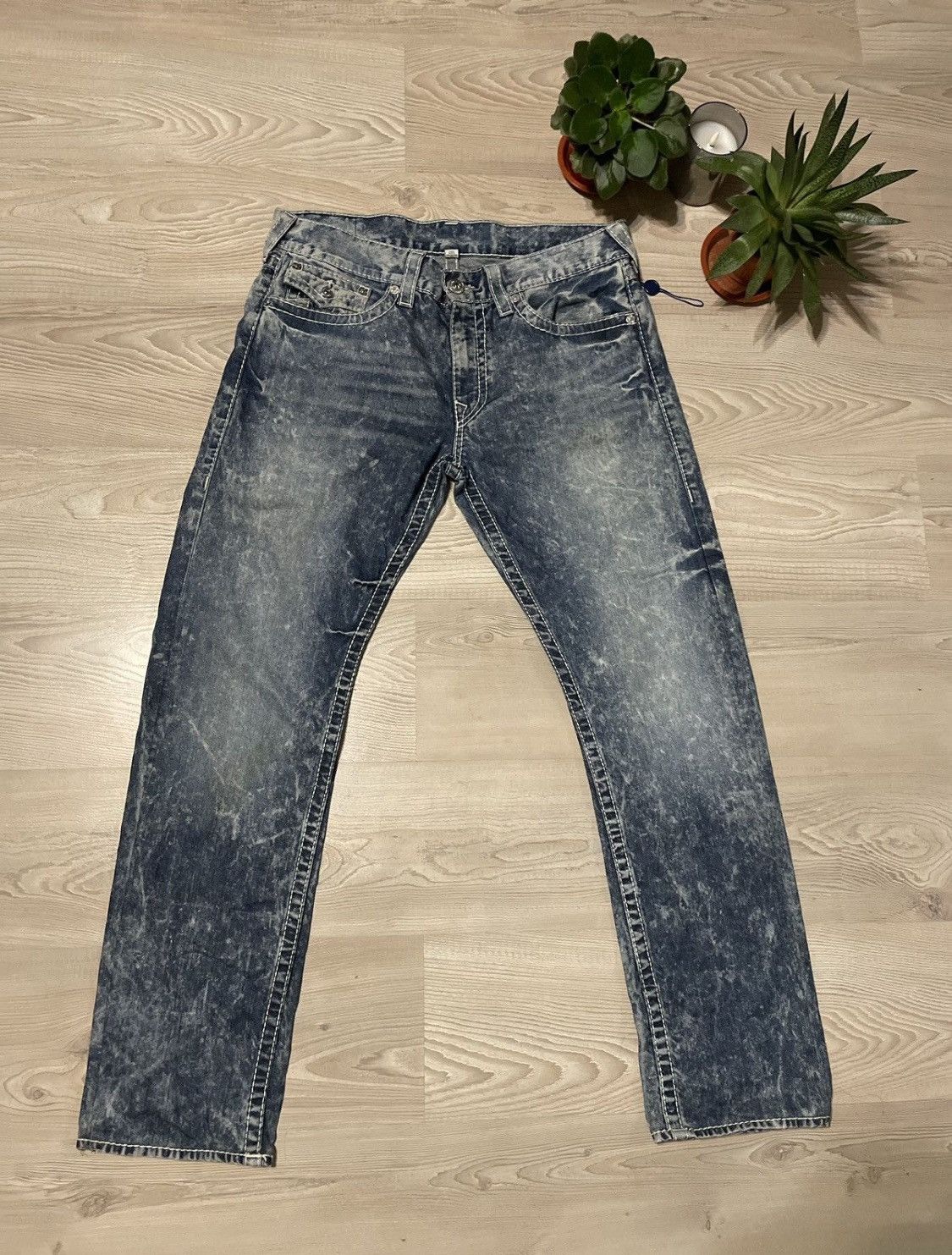 True Religion × Vintage True Religion Distressed Vintage Pants Size US 36 / EU 52 - 2 Thumbnail